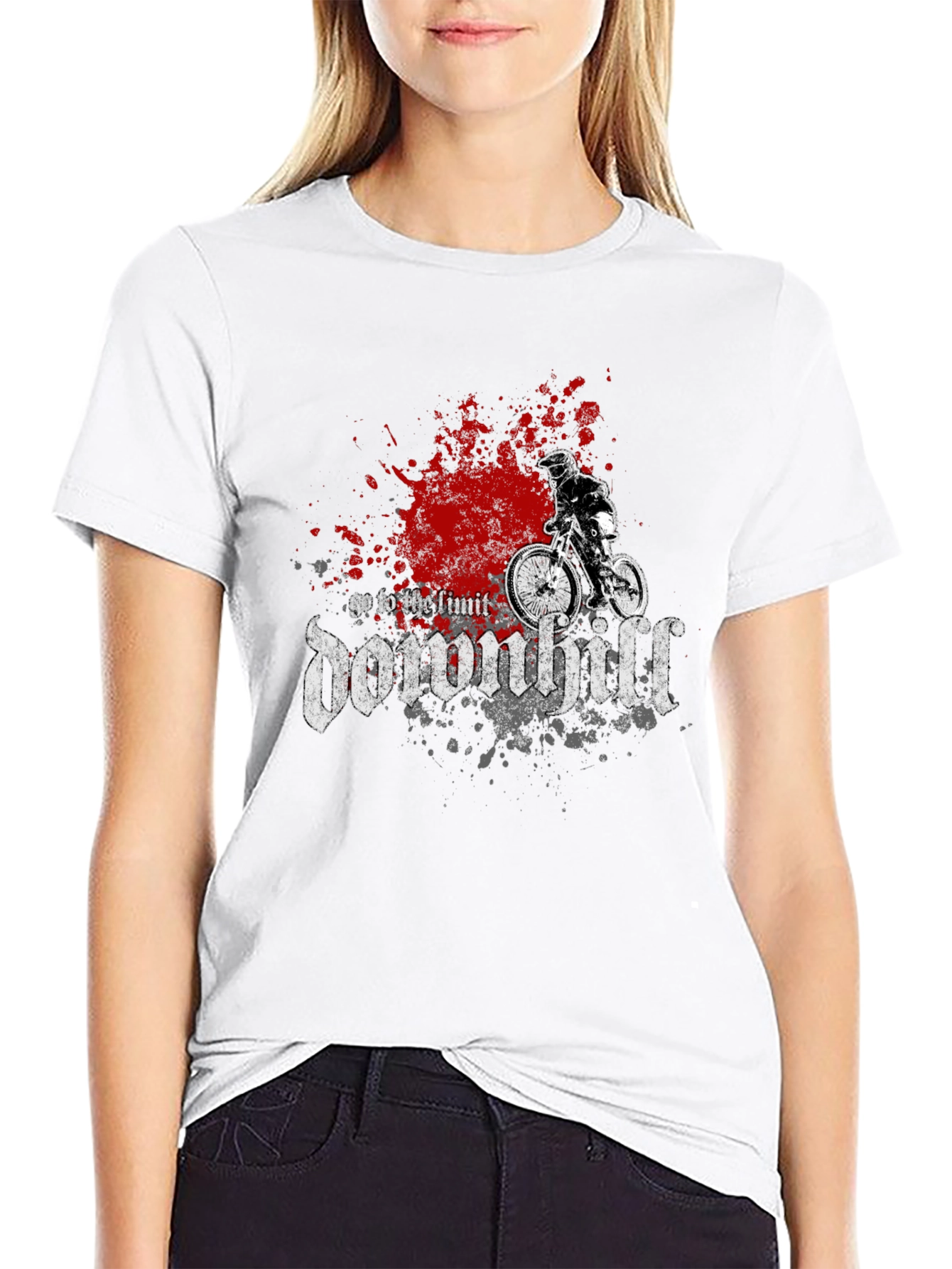 Downhill Mountain Biker T-Shirt