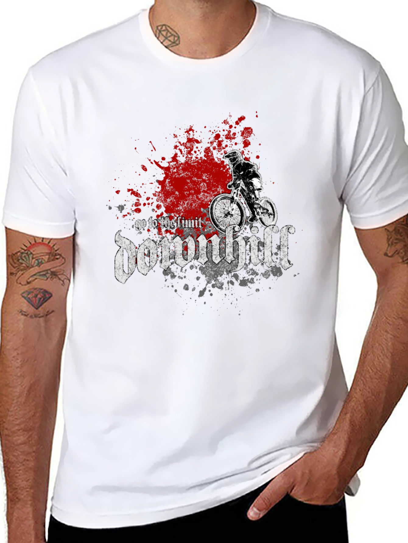 Downhill Mountain Biker T-Shirt