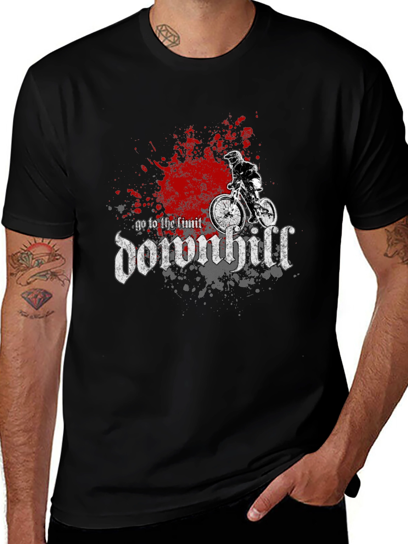 Downhill Mountain Biker T-Shirt