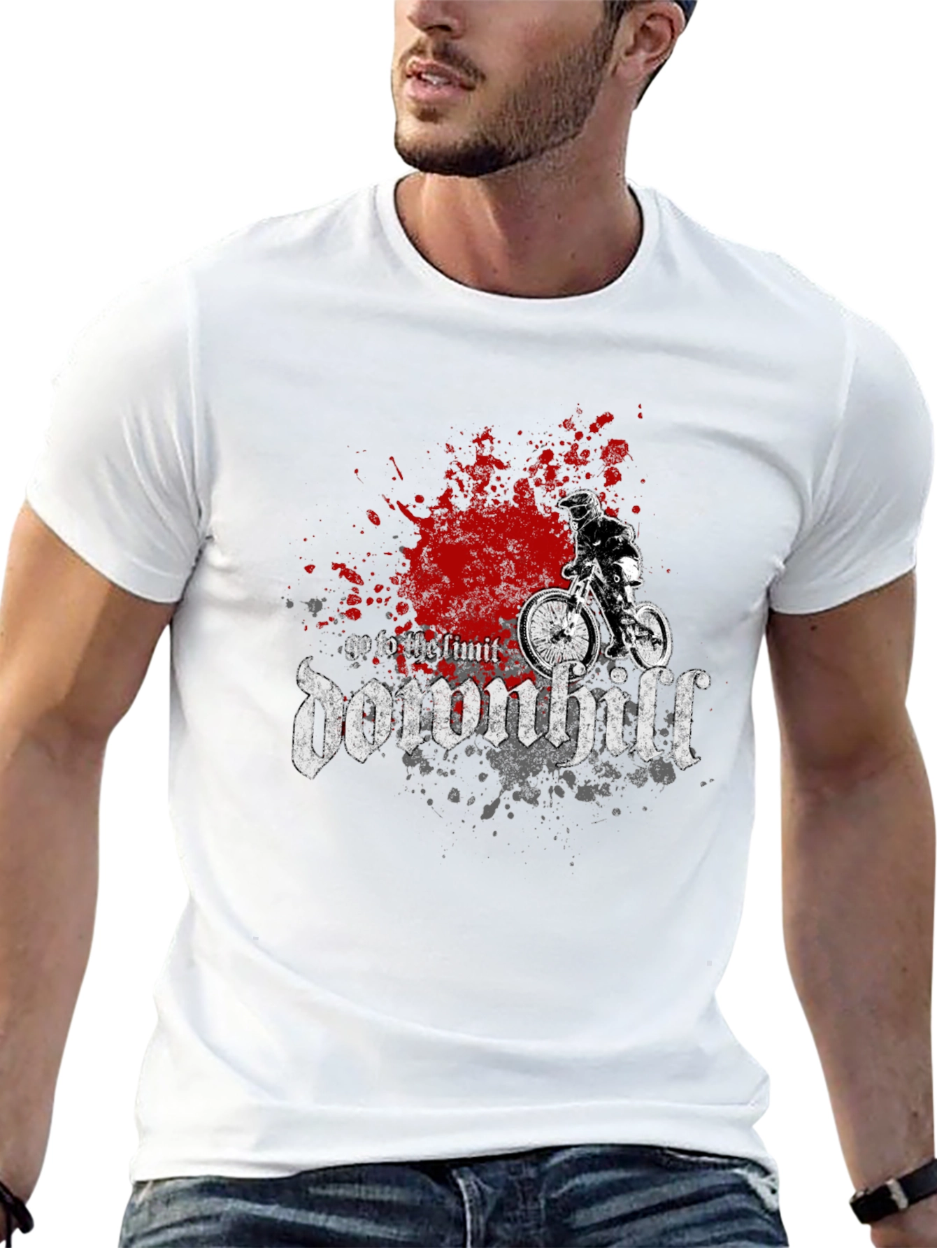 Downhill Mountain Biker T-Shirt