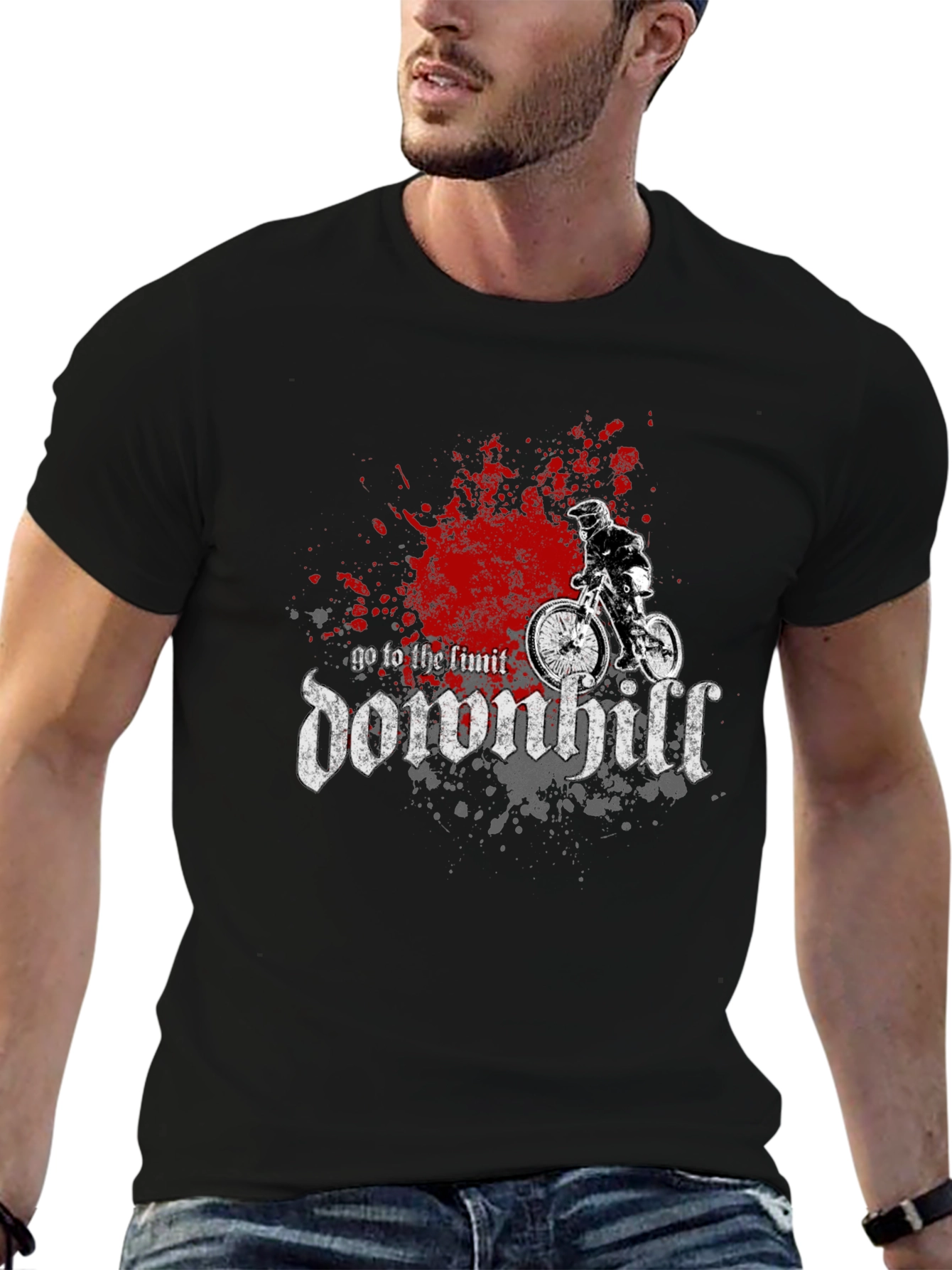 Downhill Mountain Biker T-Shirt
