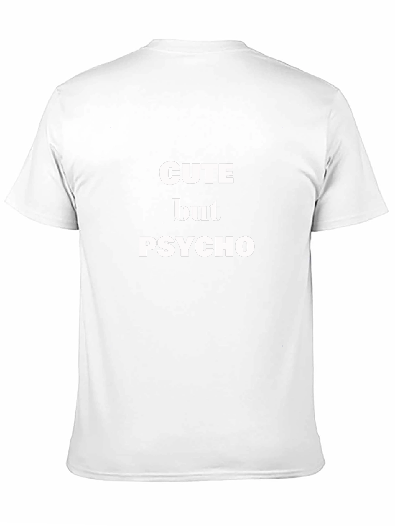 Cute But Psycho Black Graphic Tee