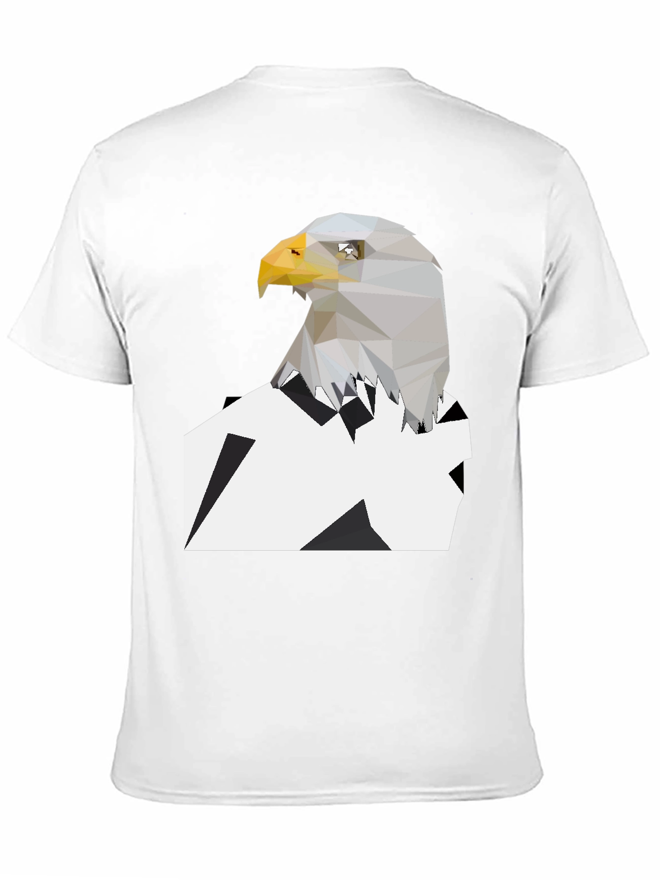 Geometric Eagle Graphic Tee - Modern Style