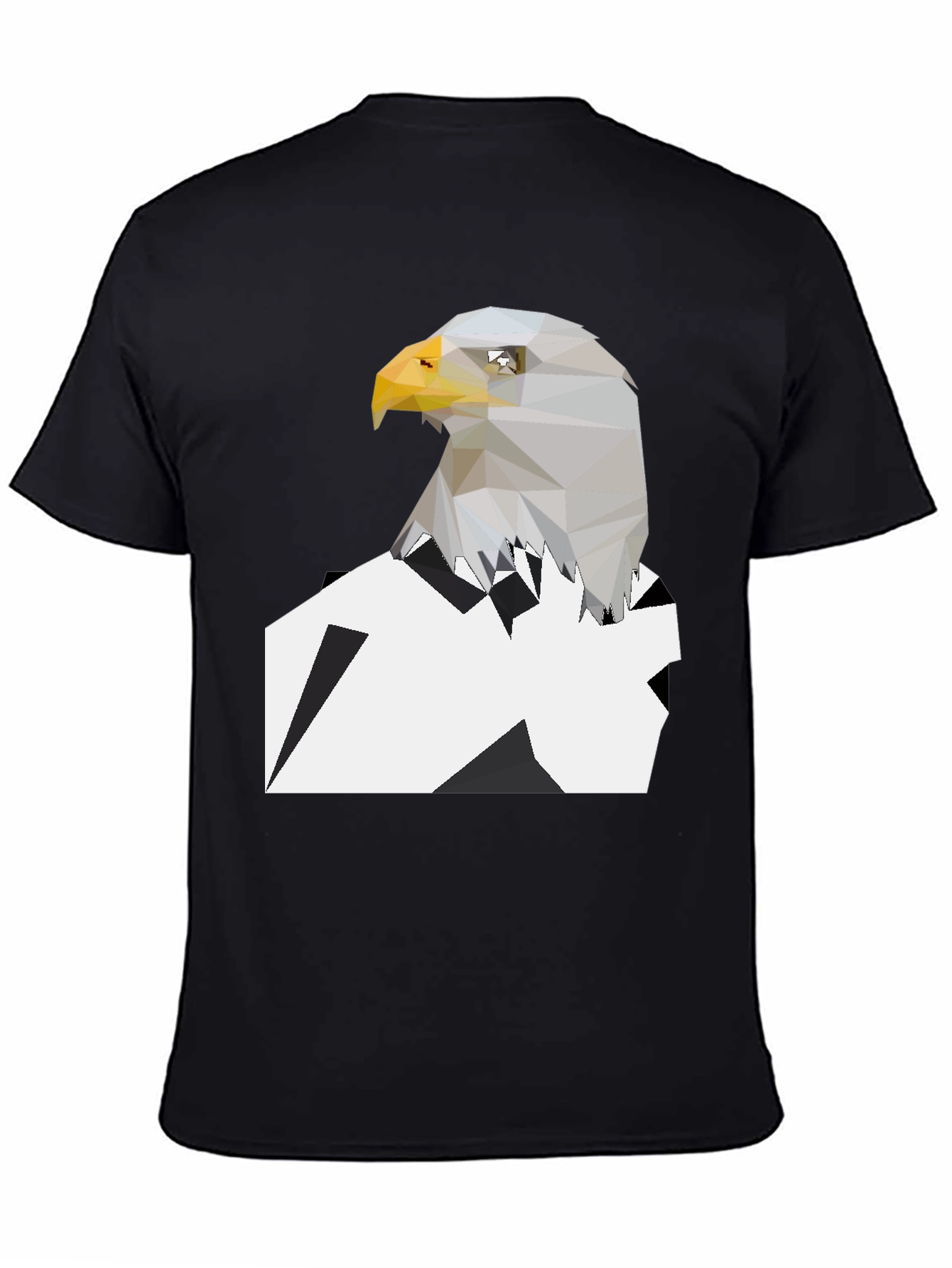 Geometric Eagle Graphic Tee - Modern Style