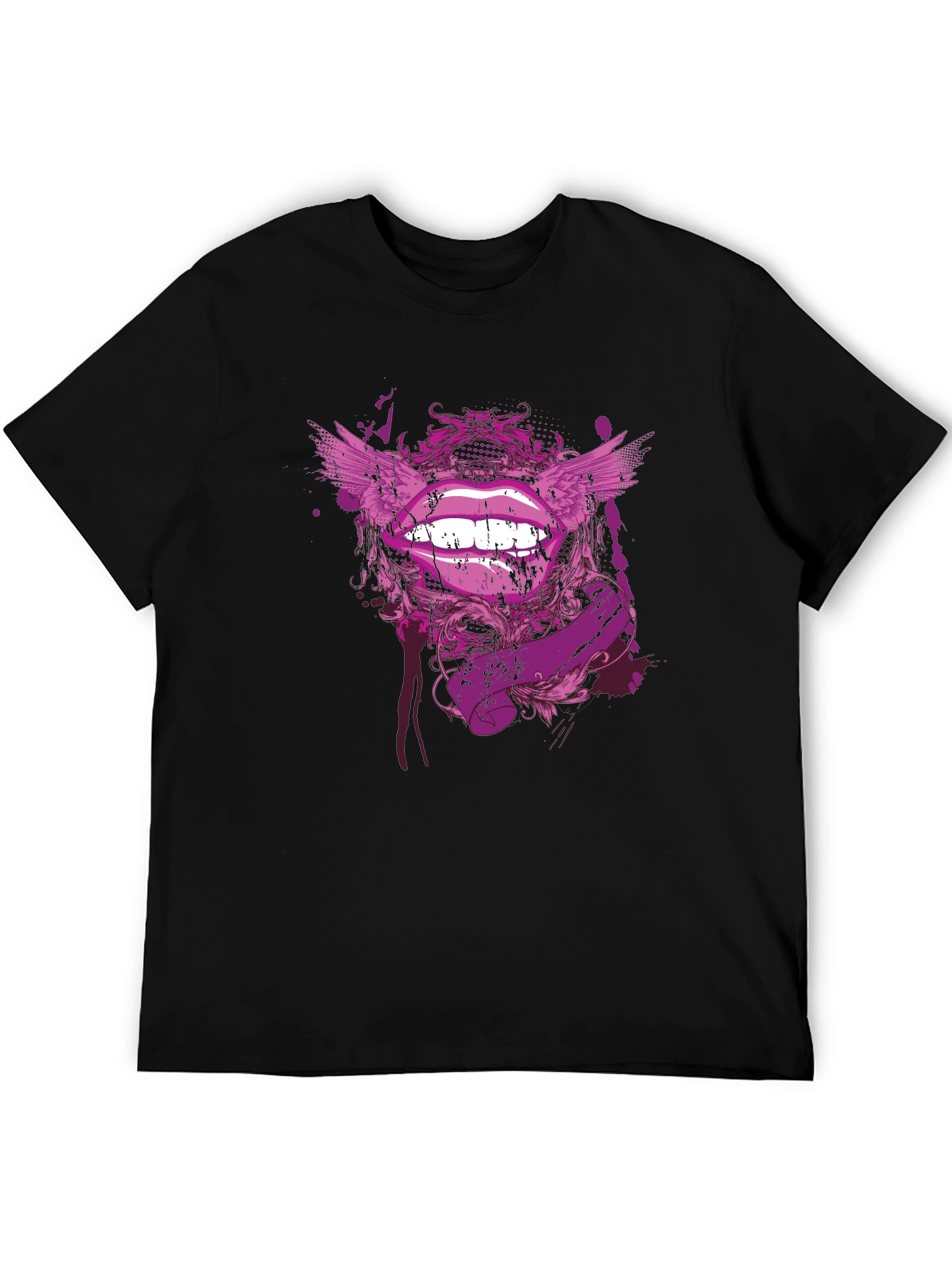 Graphic Lips T-Shirt - Bold Design