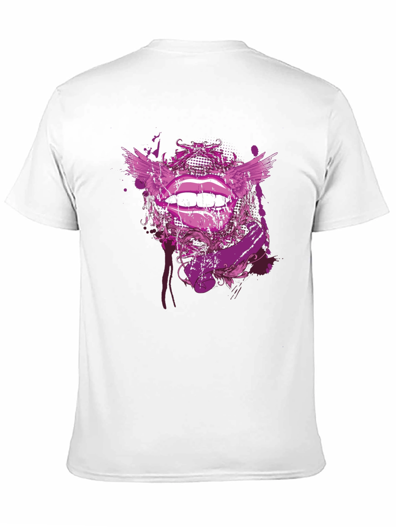 Graphic Lips T-Shirt - Bold Design