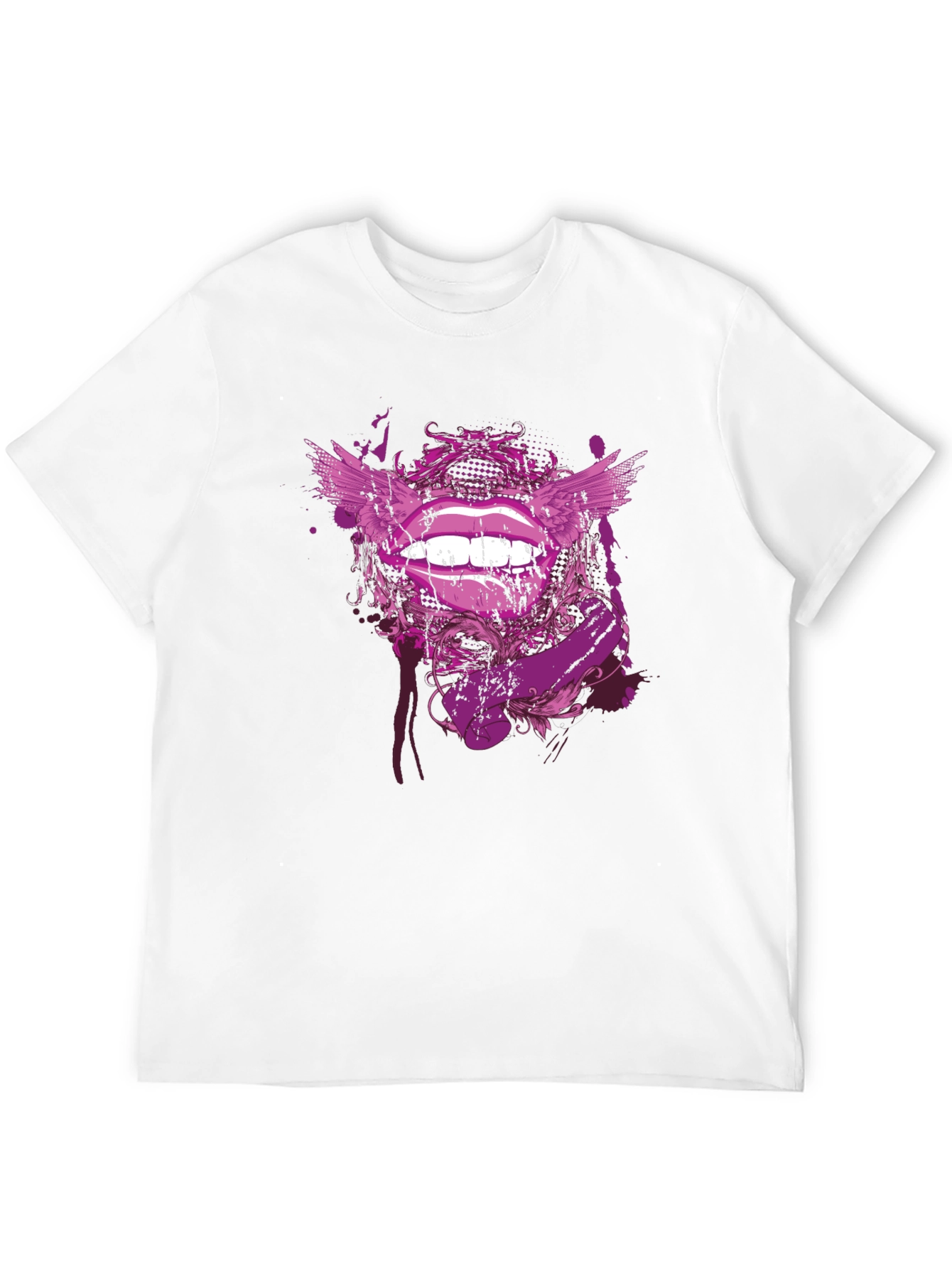 Graphic Lips T-Shirt - Bold Design