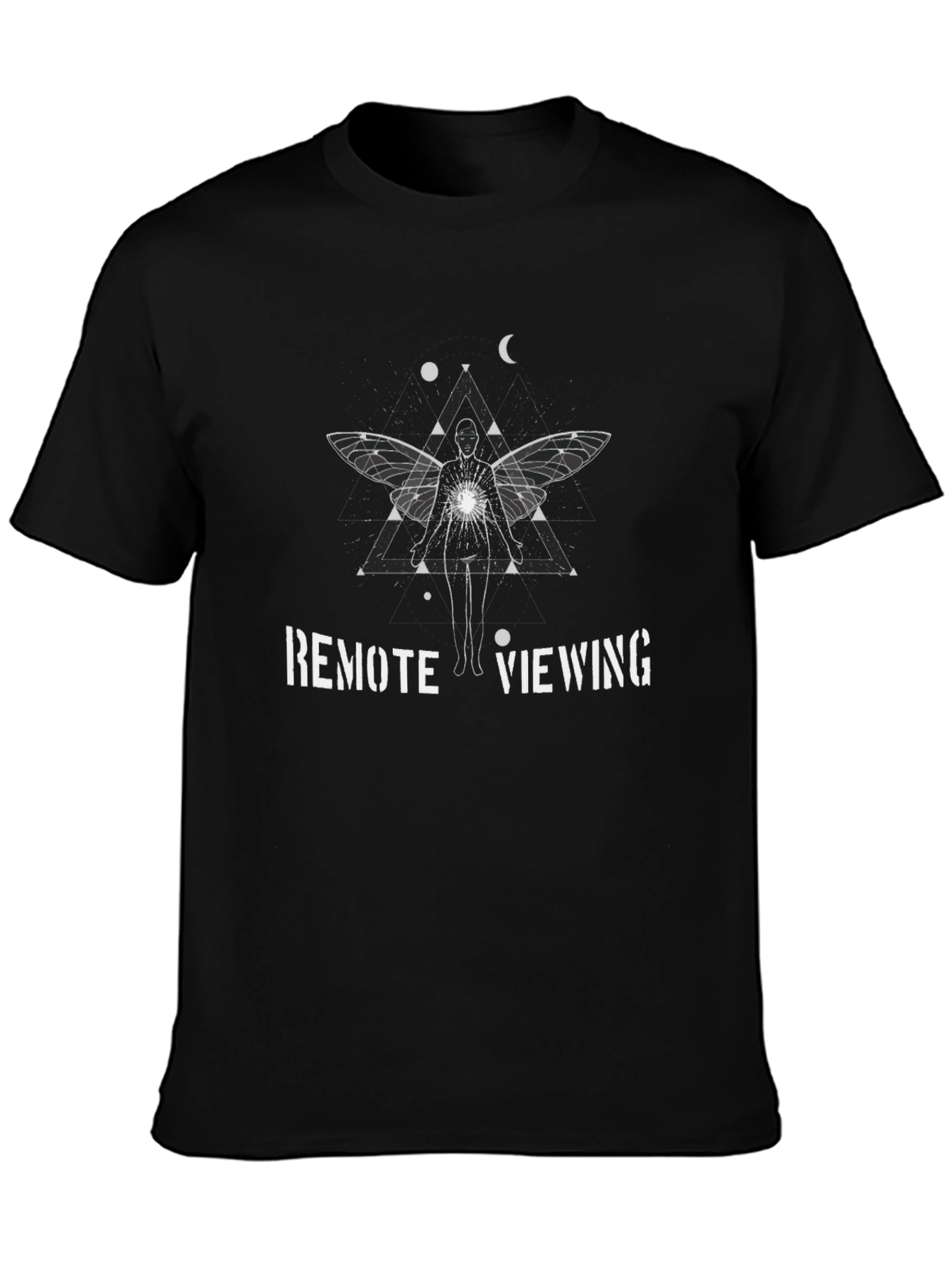 Remote Viewing Graphic Tee - Occult Spiritual Design