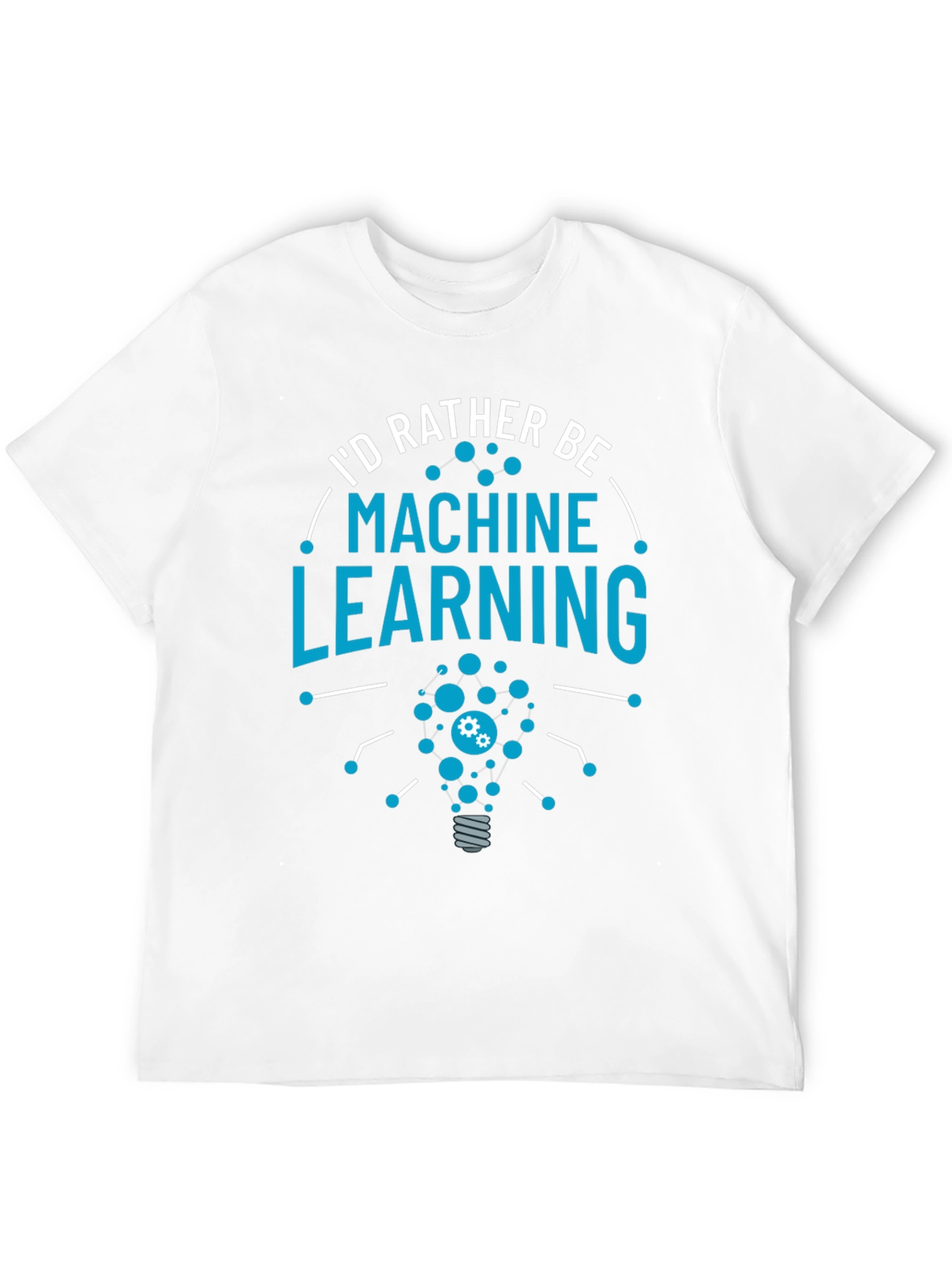 Machine Learning T-Shirt Idea Bulb Design