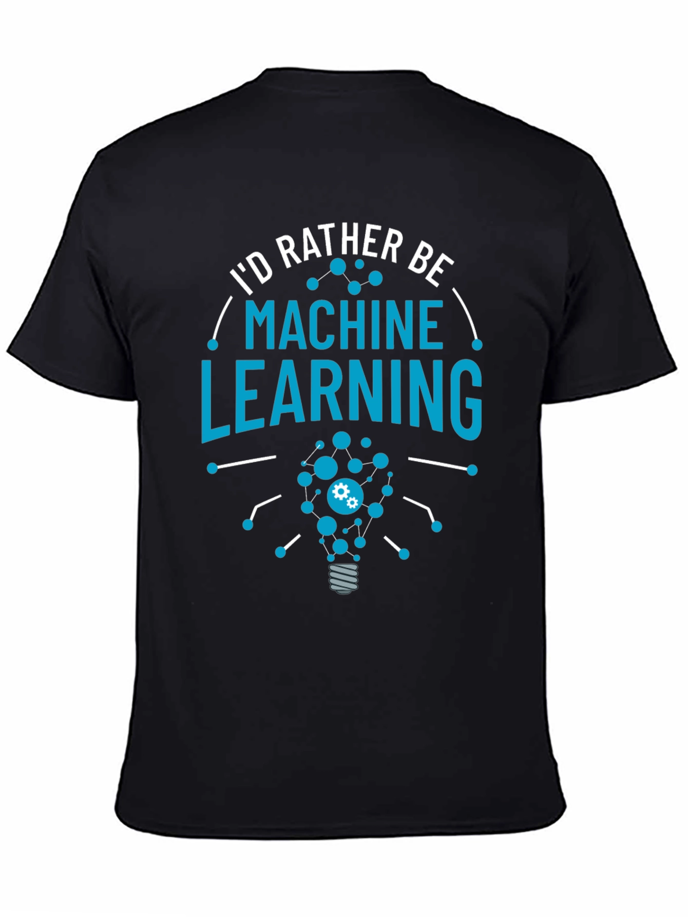Machine Learning T-Shirt Idea Bulb Design