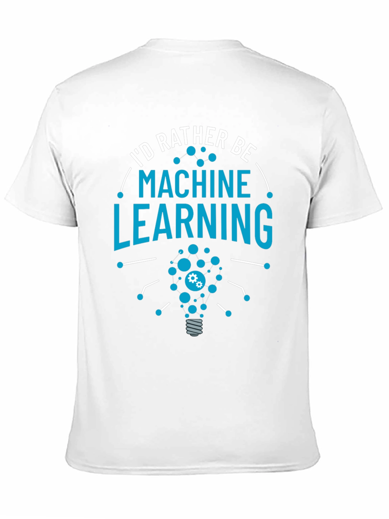 Machine Learning T-Shirt Idea Bulb Design