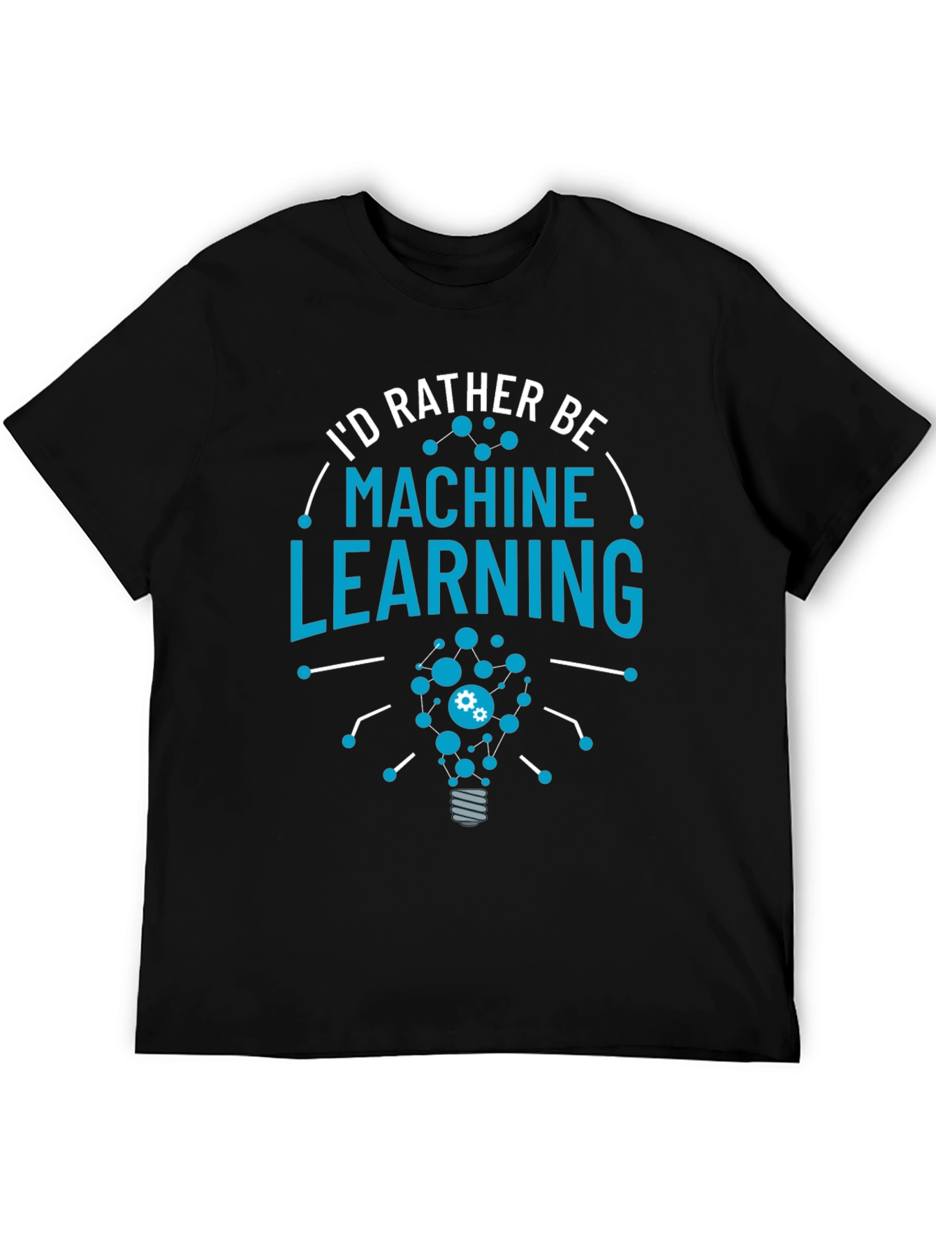 Machine Learning T-Shirt Idea Bulb Design