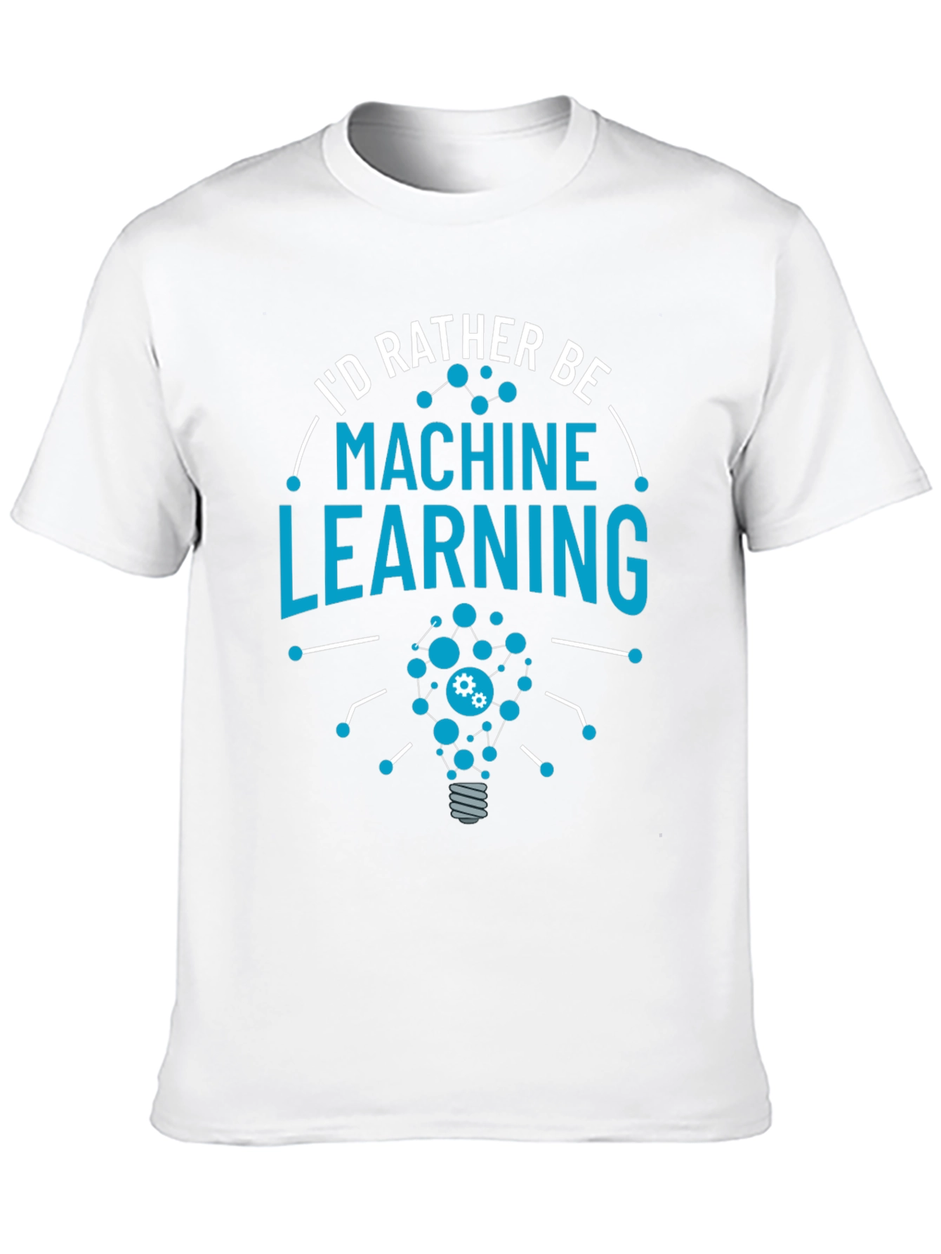 Machine Learning T-Shirt Idea Bulb Design