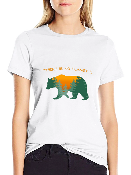 There is No Planet B Bear Graphic Tee