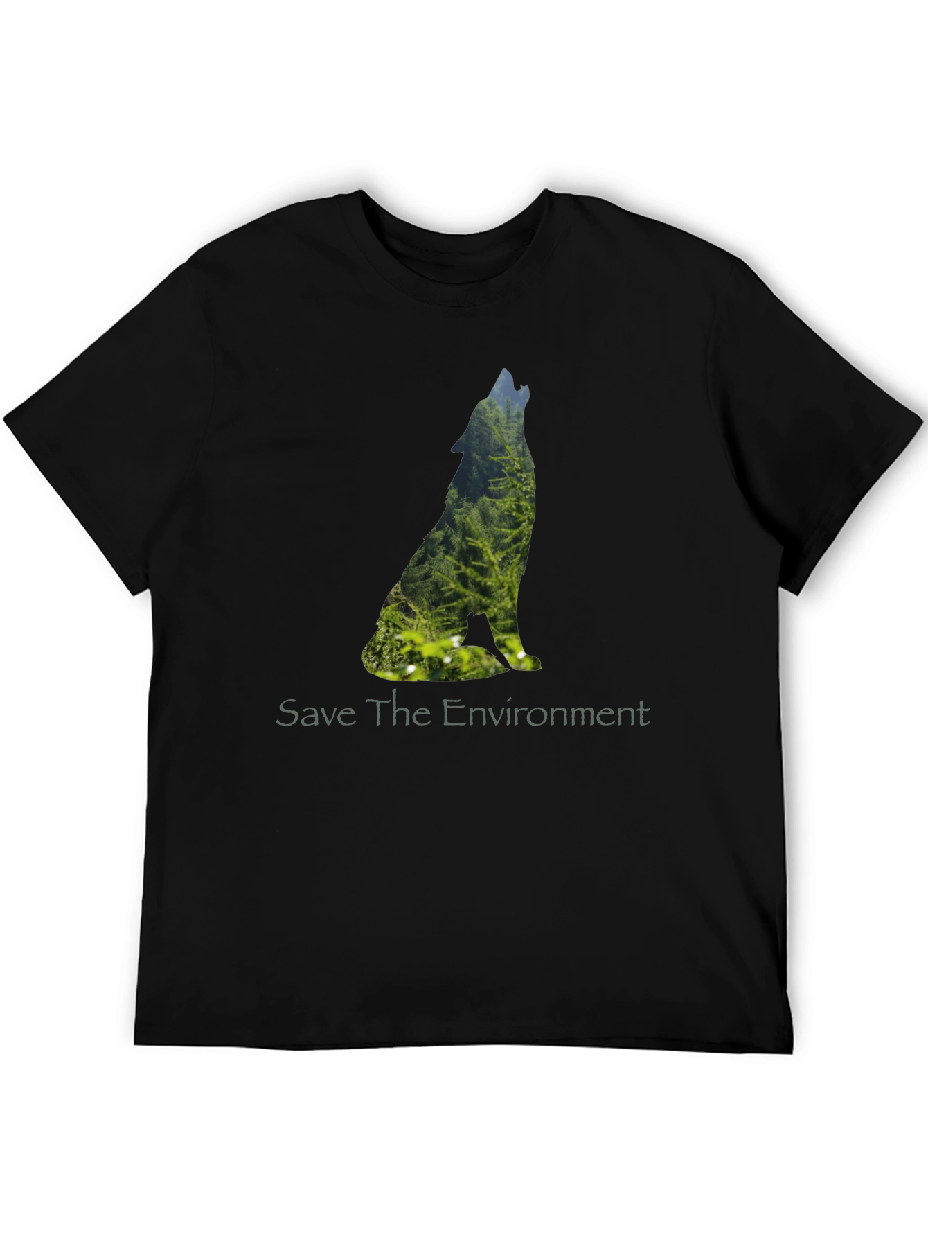 Save the Environment Wolf Graphic Tee