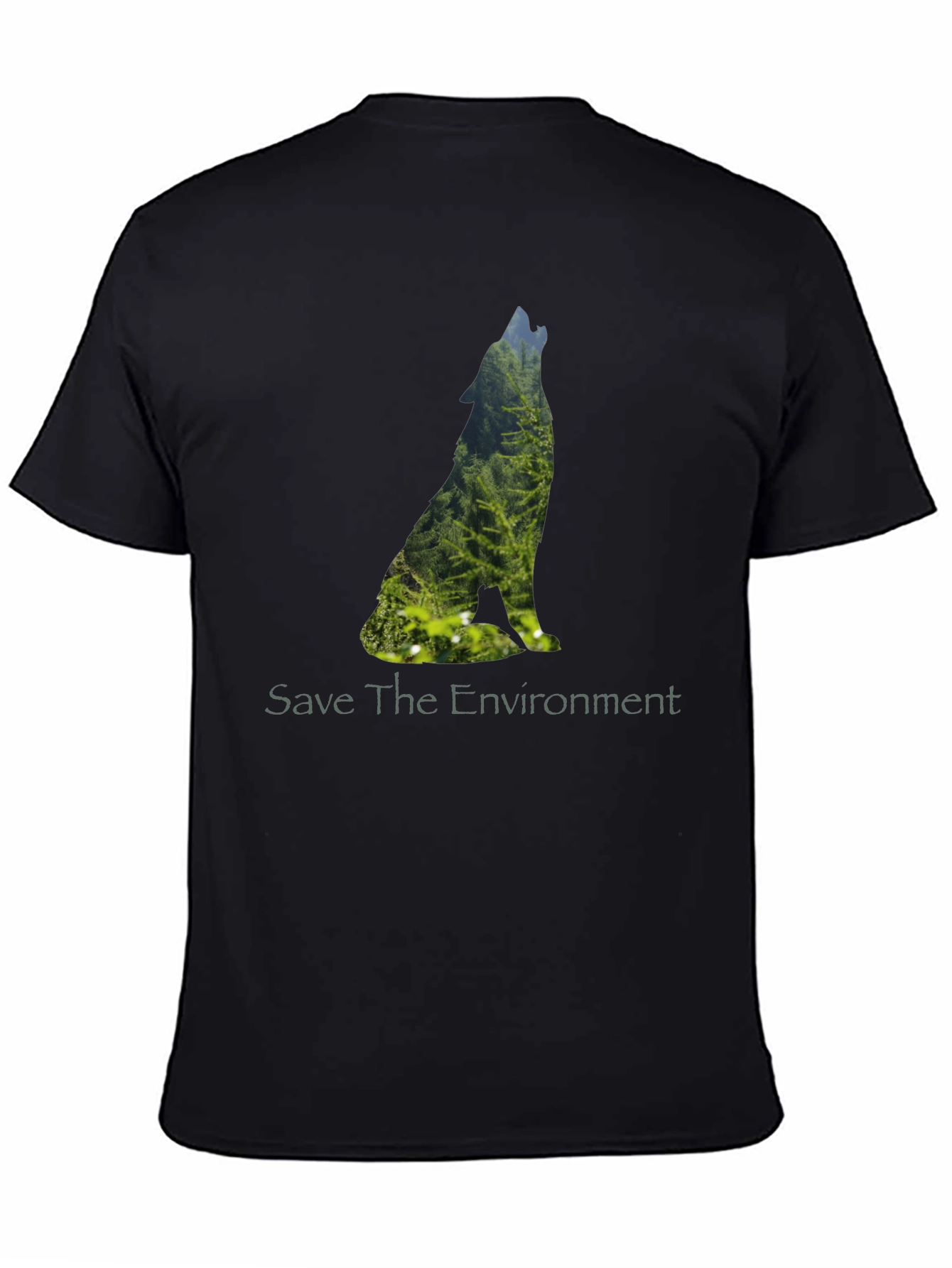 Save the Environment Wolf Graphic Tee