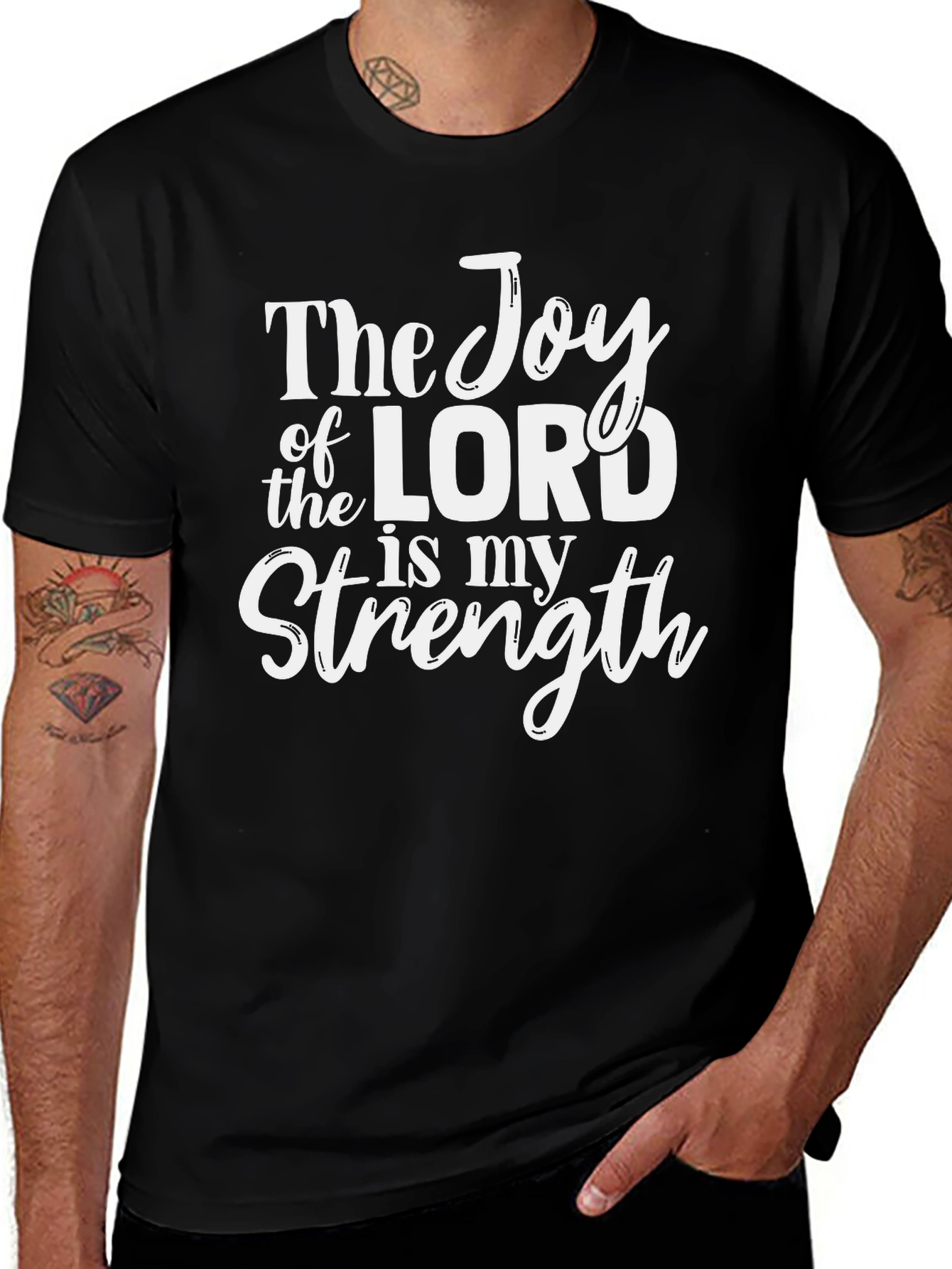 Joy of the Lord T-Shirt: Christian Scripture Tee
