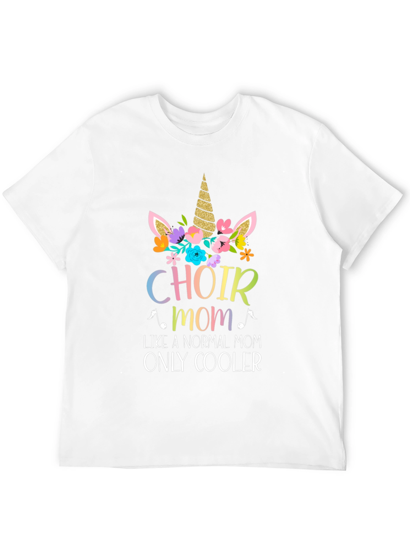 Choir Mom Unicorn Graphic T-Shirt