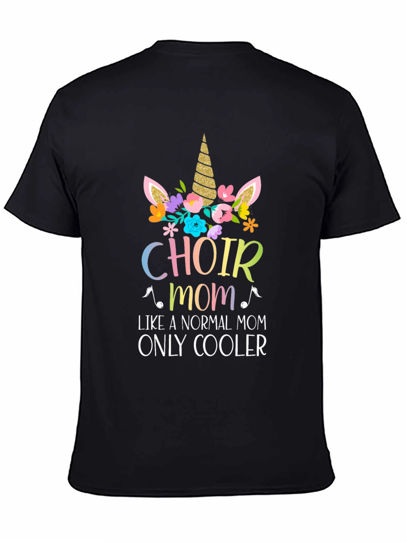 Choir Mom Unicorn Graphic T-Shirt