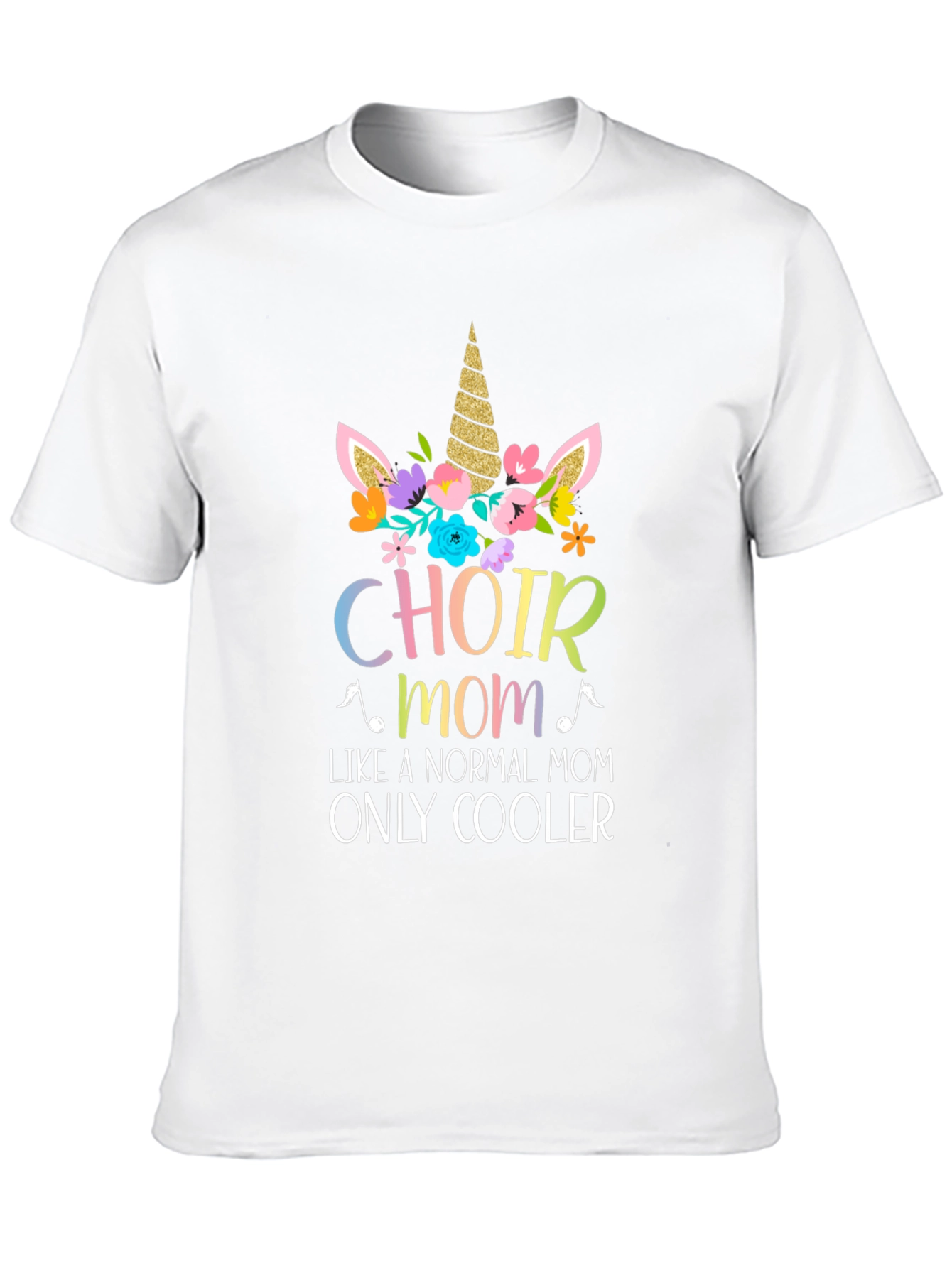 Choir Mom Unicorn Graphic T-Shirt