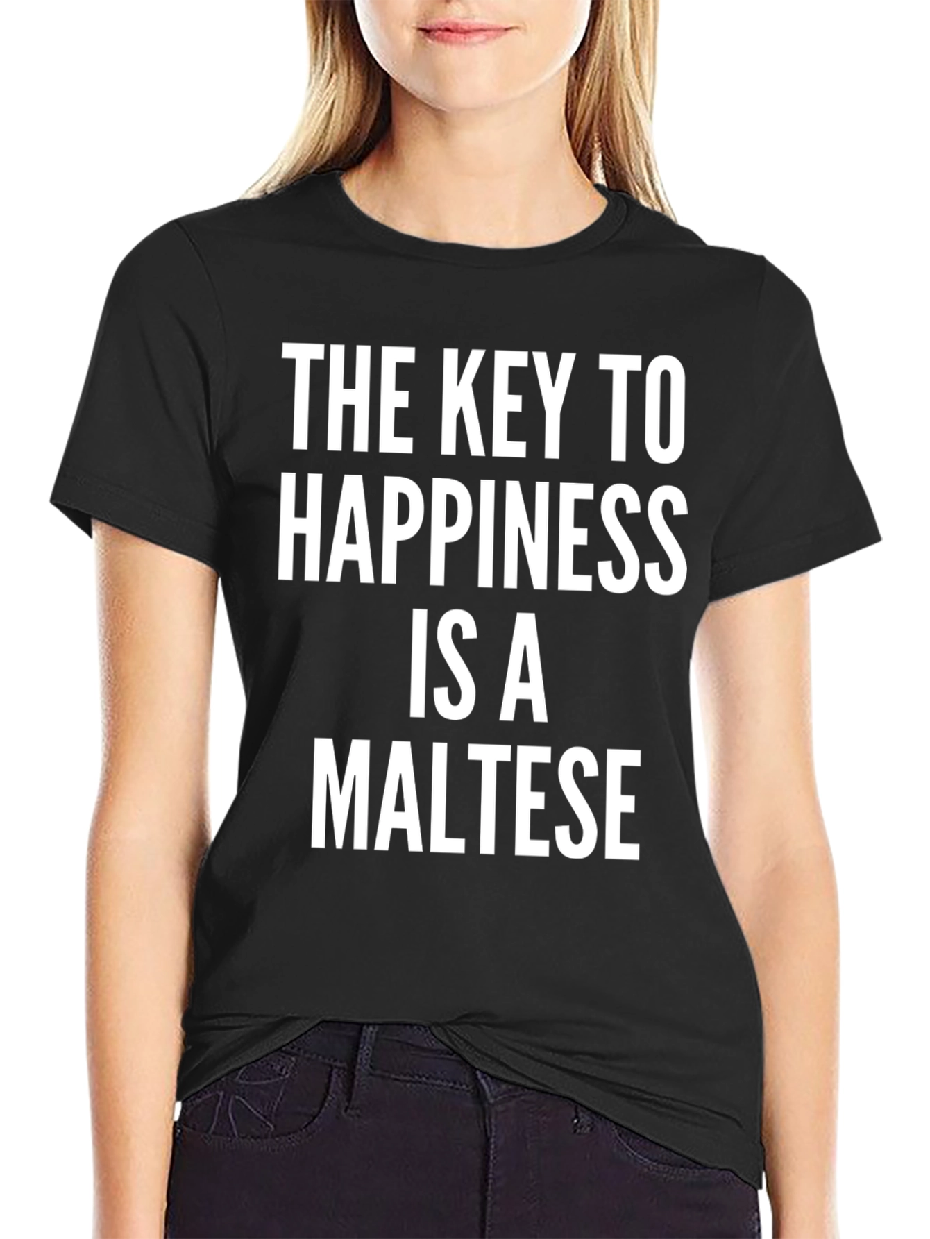 Maltese Dog Happiness T-Shirt