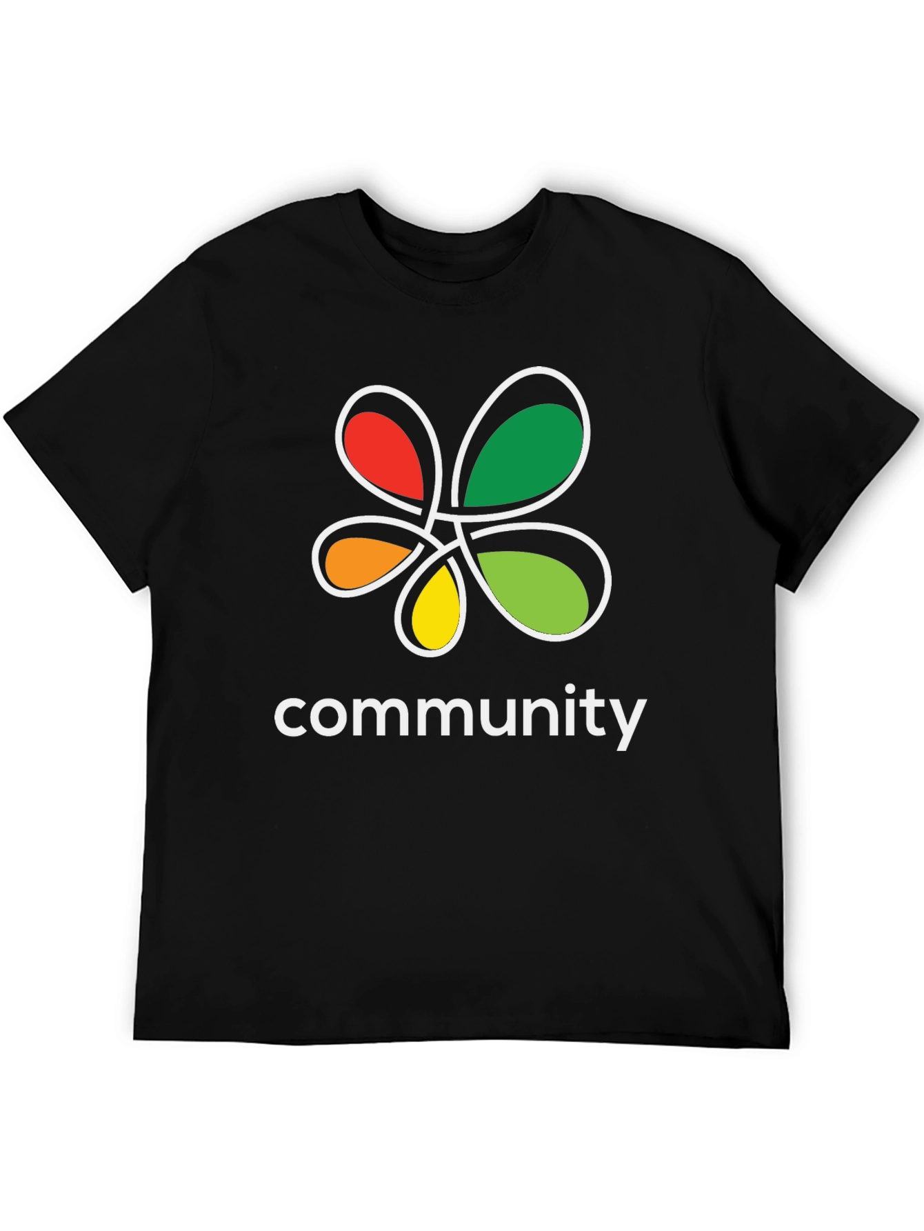 Community Graphic T-Shirt - Black