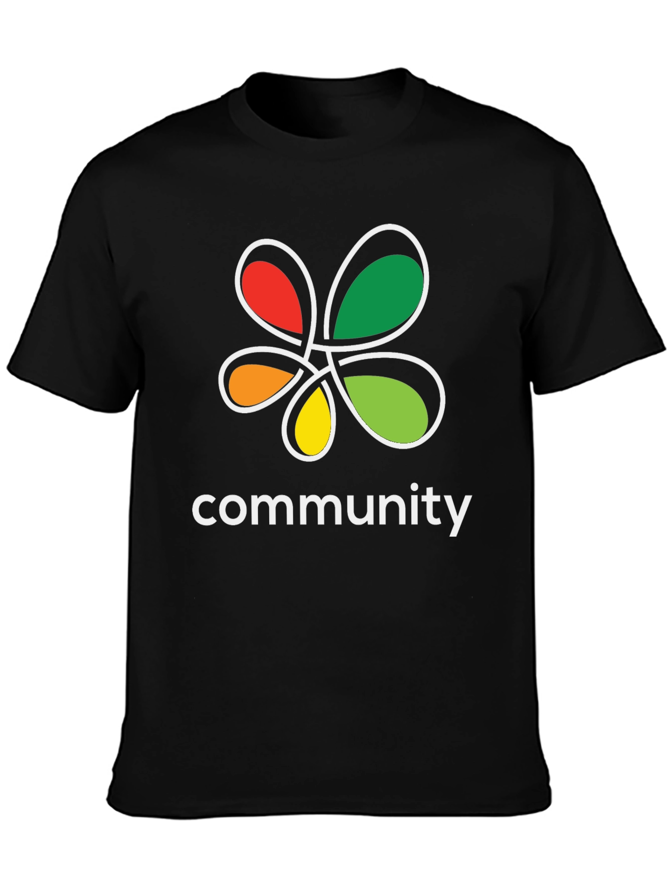 Community Graphic T-Shirt - Black