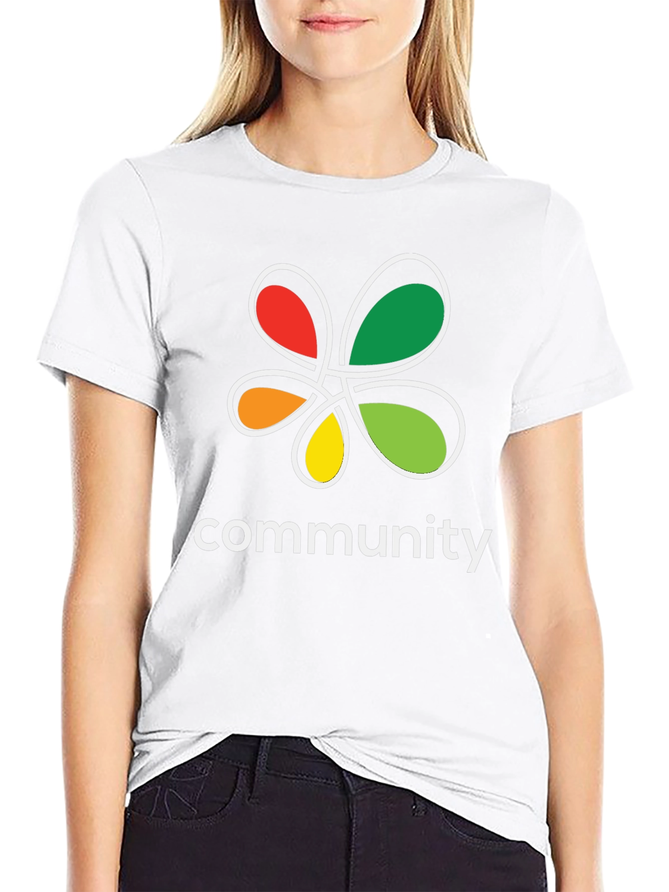 Community Graphic T-Shirt - Black