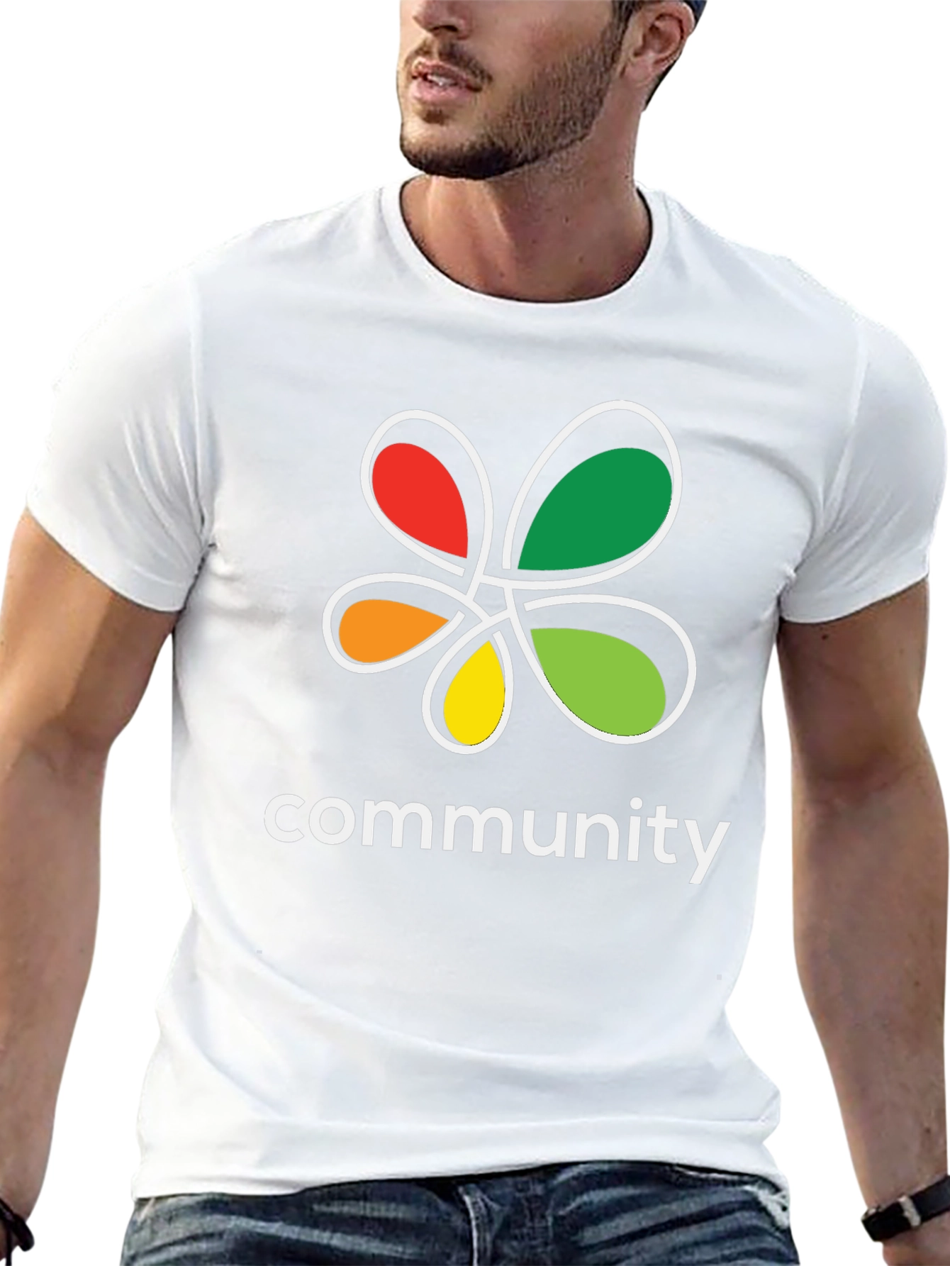 Community Graphic T-Shirt - Black