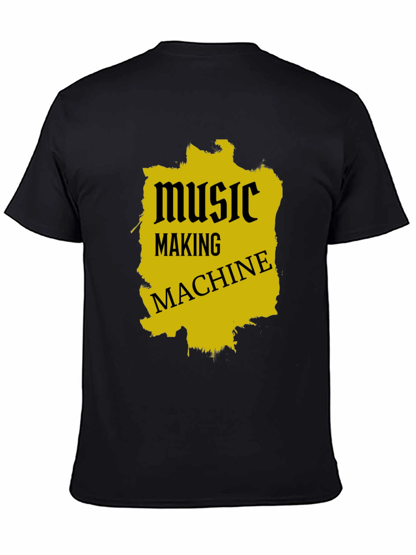 Music Making Machine Black Graphic Tee
