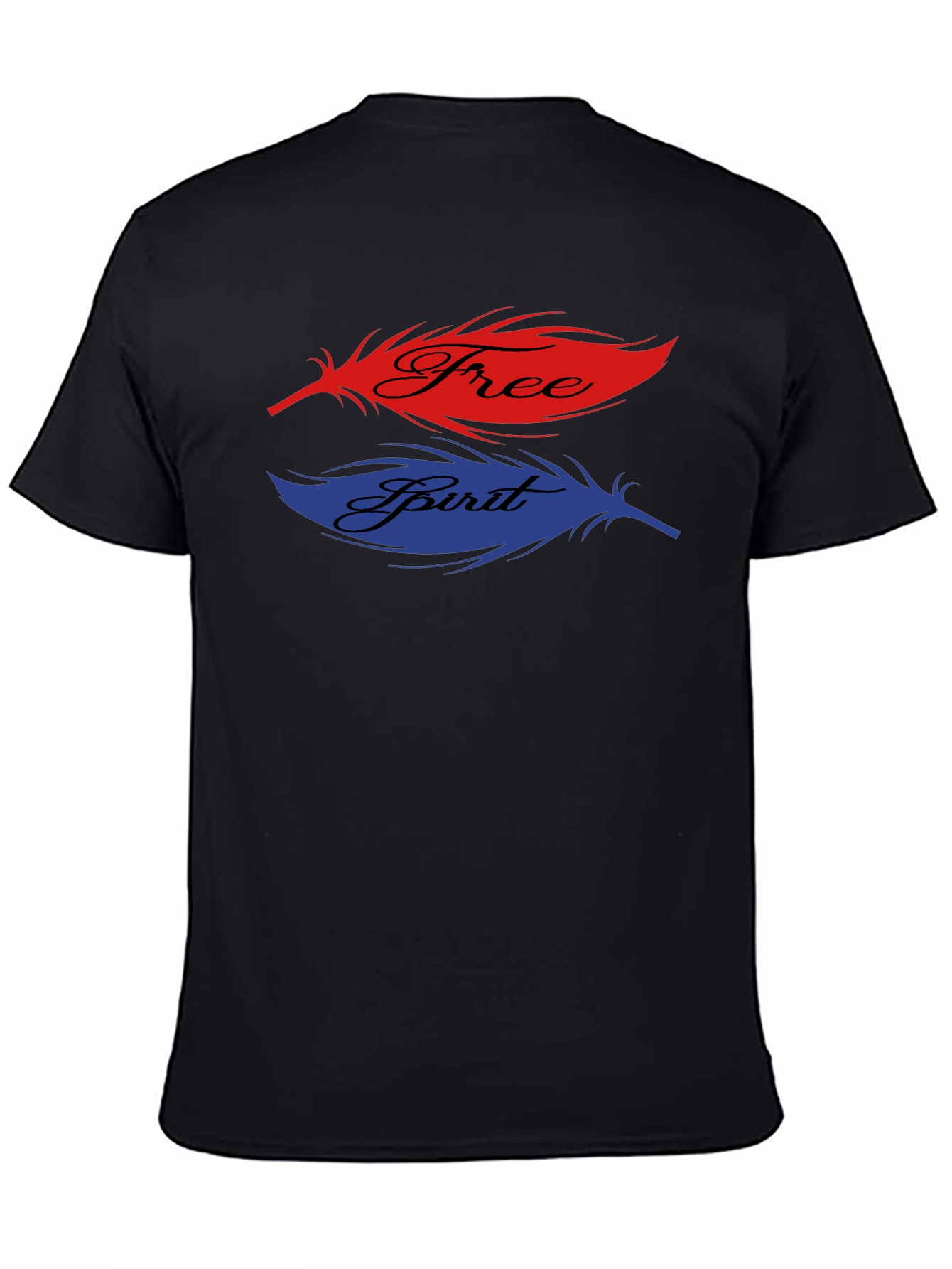 Free Spirit Feather Graphic T-Shirt