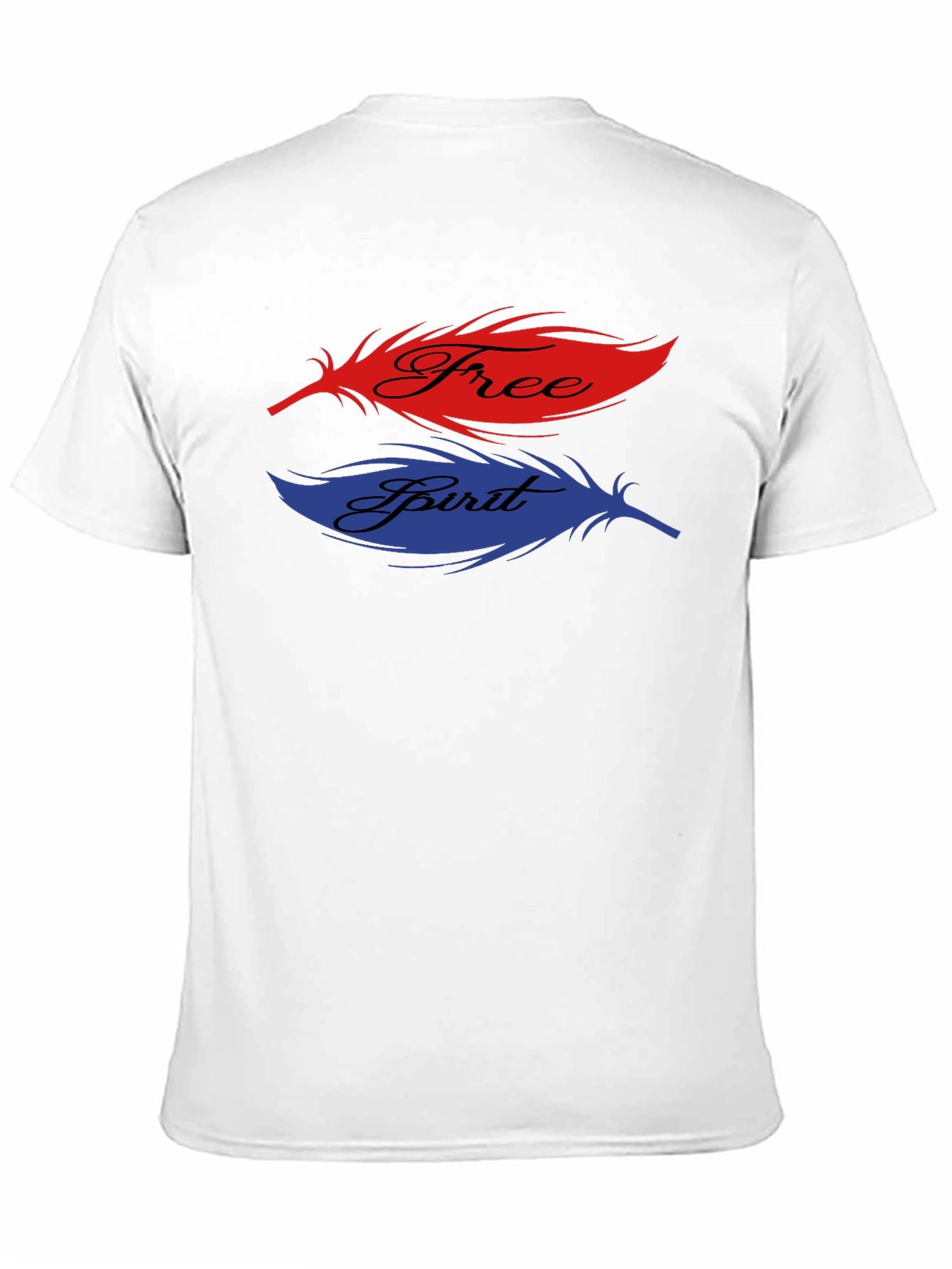 Free Spirit Feather Graphic T-Shirt
