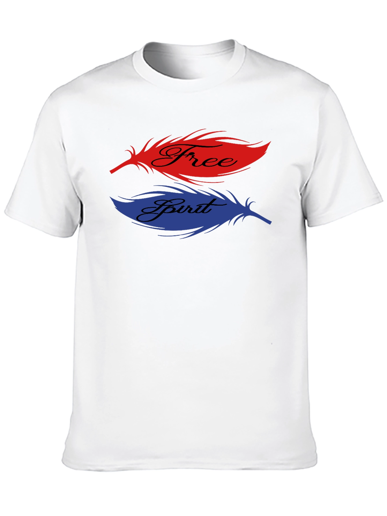 Free Spirit Feather Graphic T-Shirt