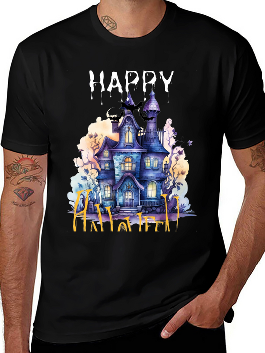 Happy Halloween Haunted House T-Shirt