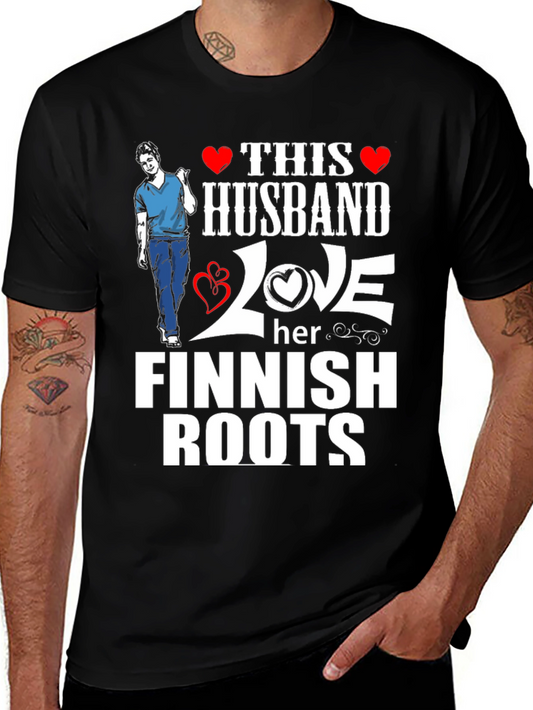 Husband Finnish Roots Graphic Tee