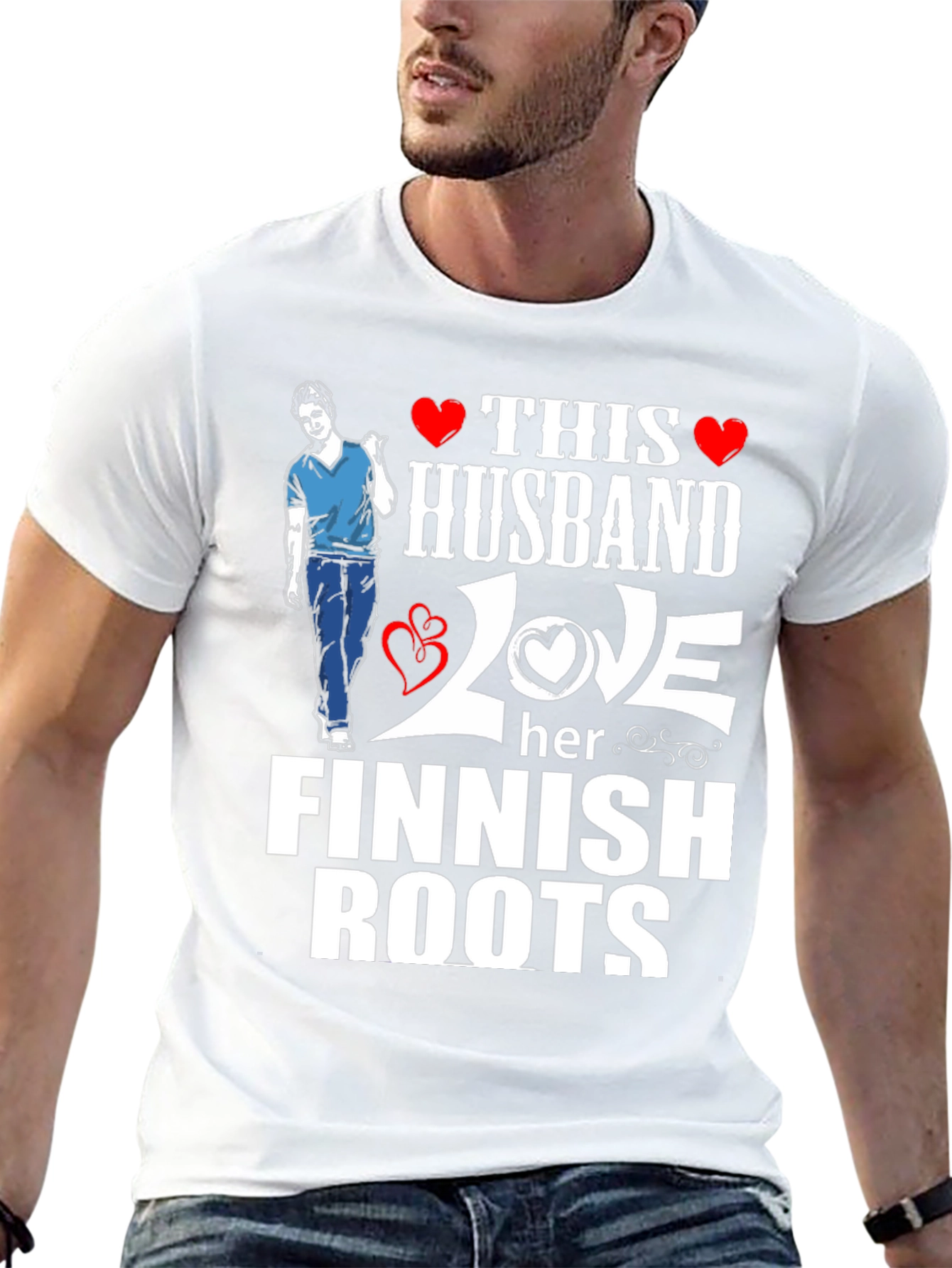 Husband Finnish Roots Graphic Tee