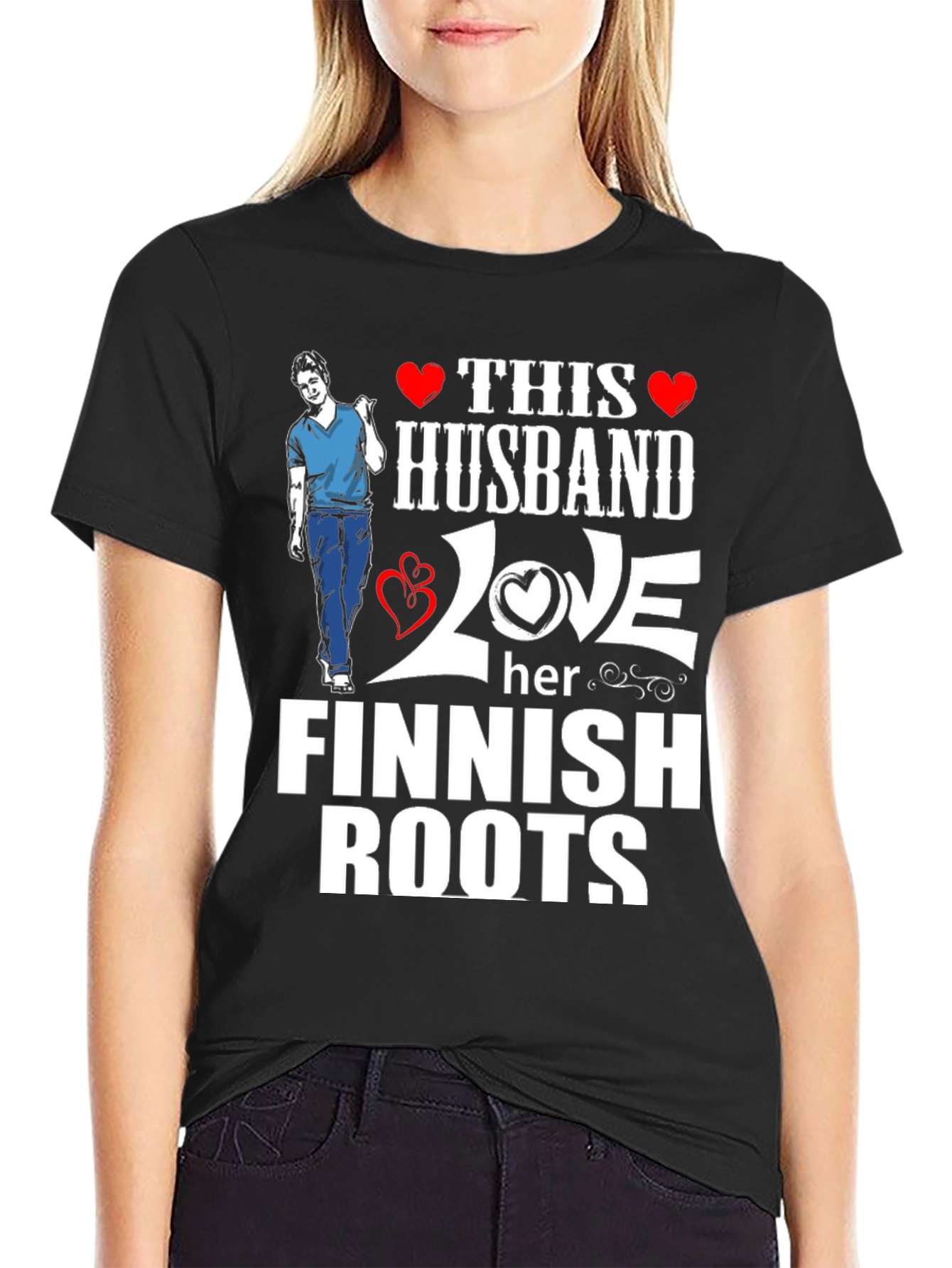 Husband Finnish Roots Graphic Tee