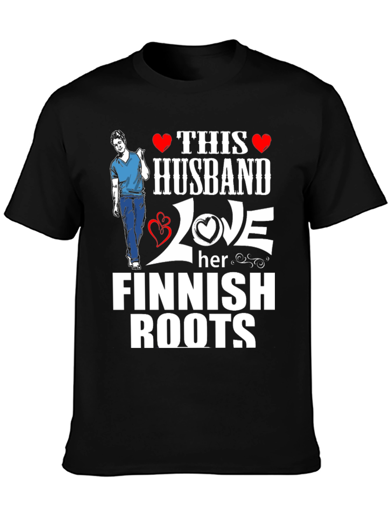 Husband Finnish Roots Graphic Tee