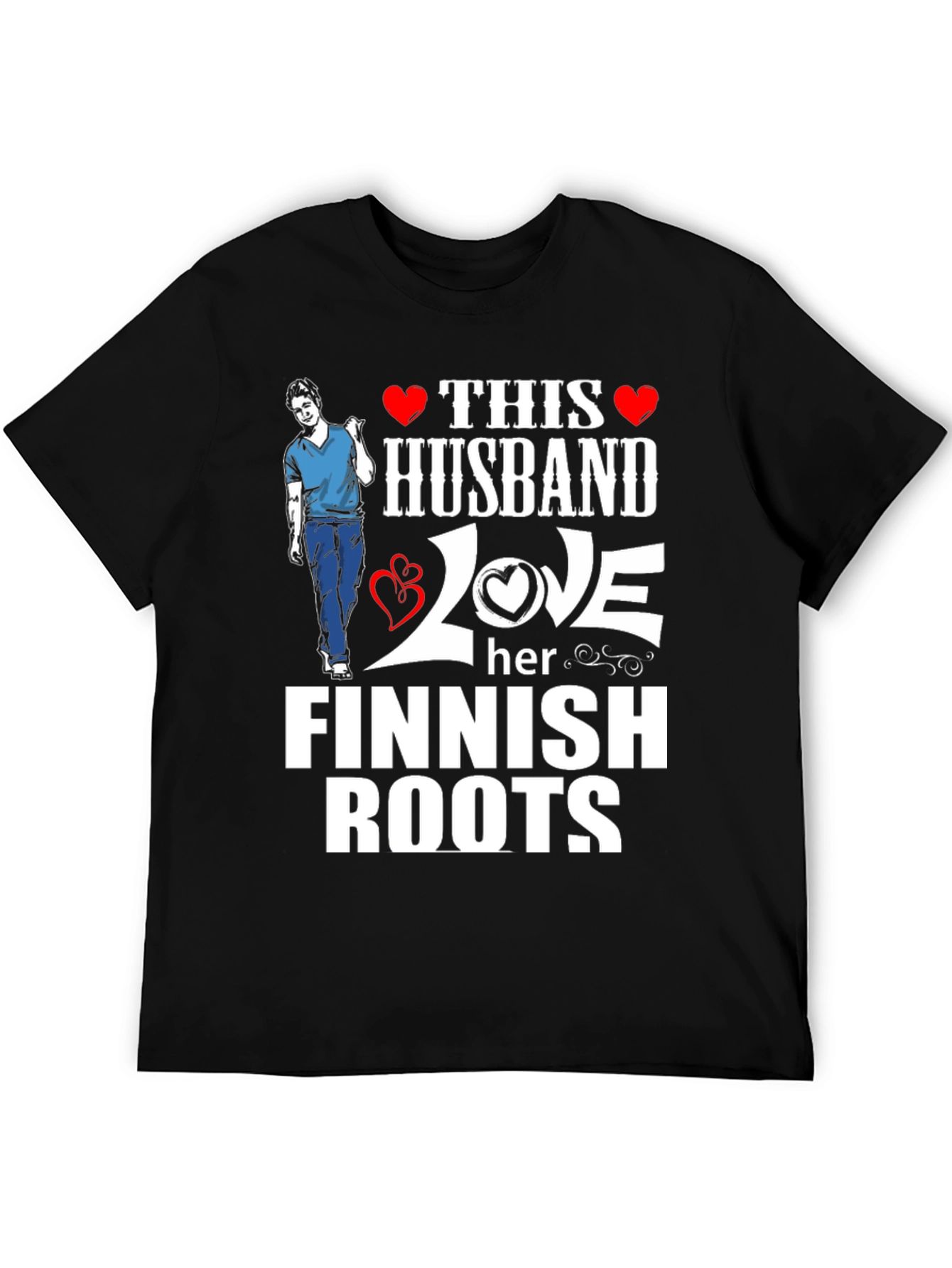 Husband Finnish Roots Graphic Tee