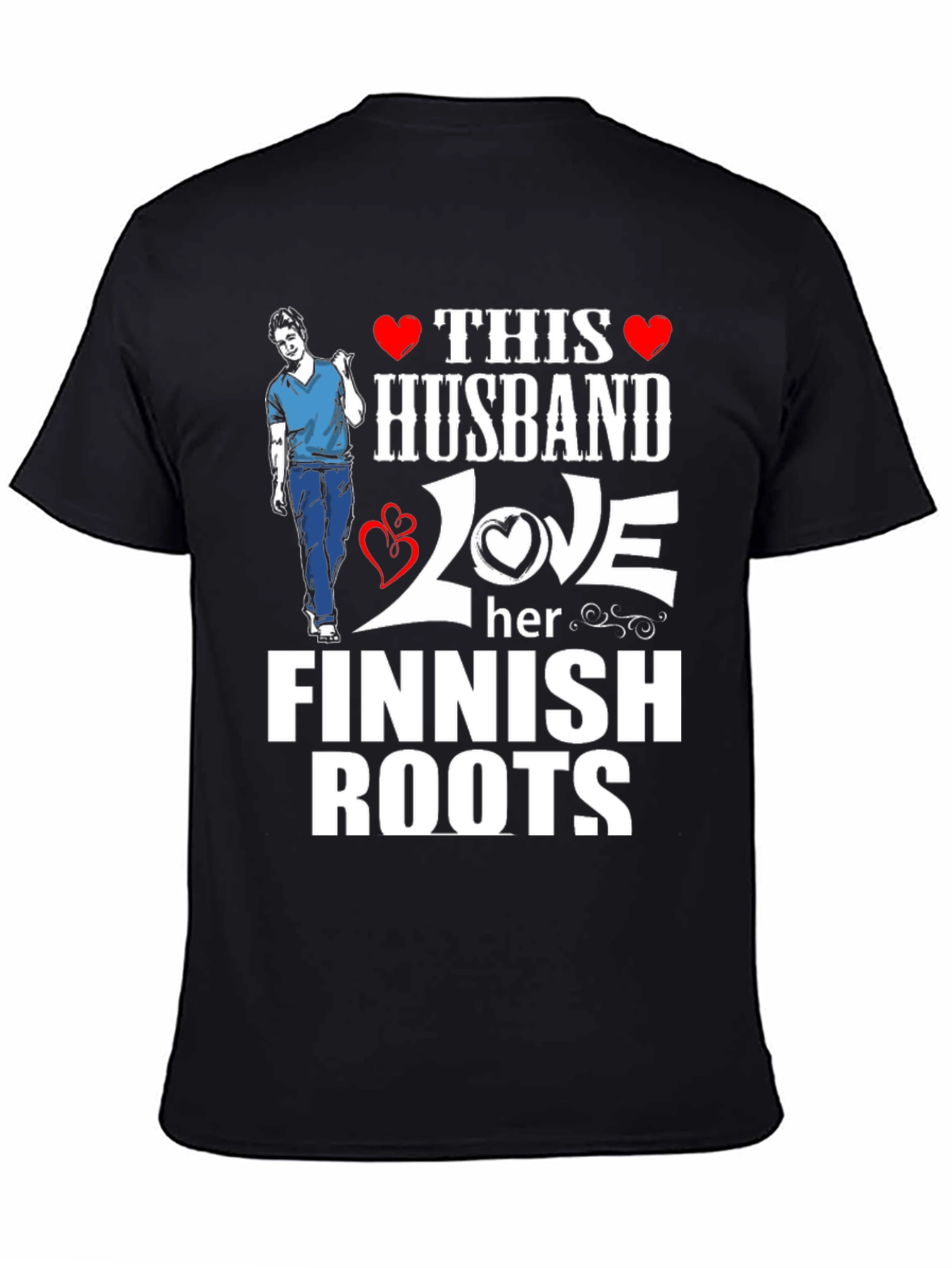 Husband Finnish Roots Graphic Tee