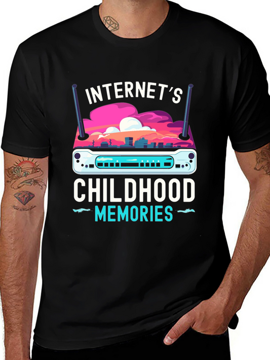 Internets Childhood Memories Router T-Shirt