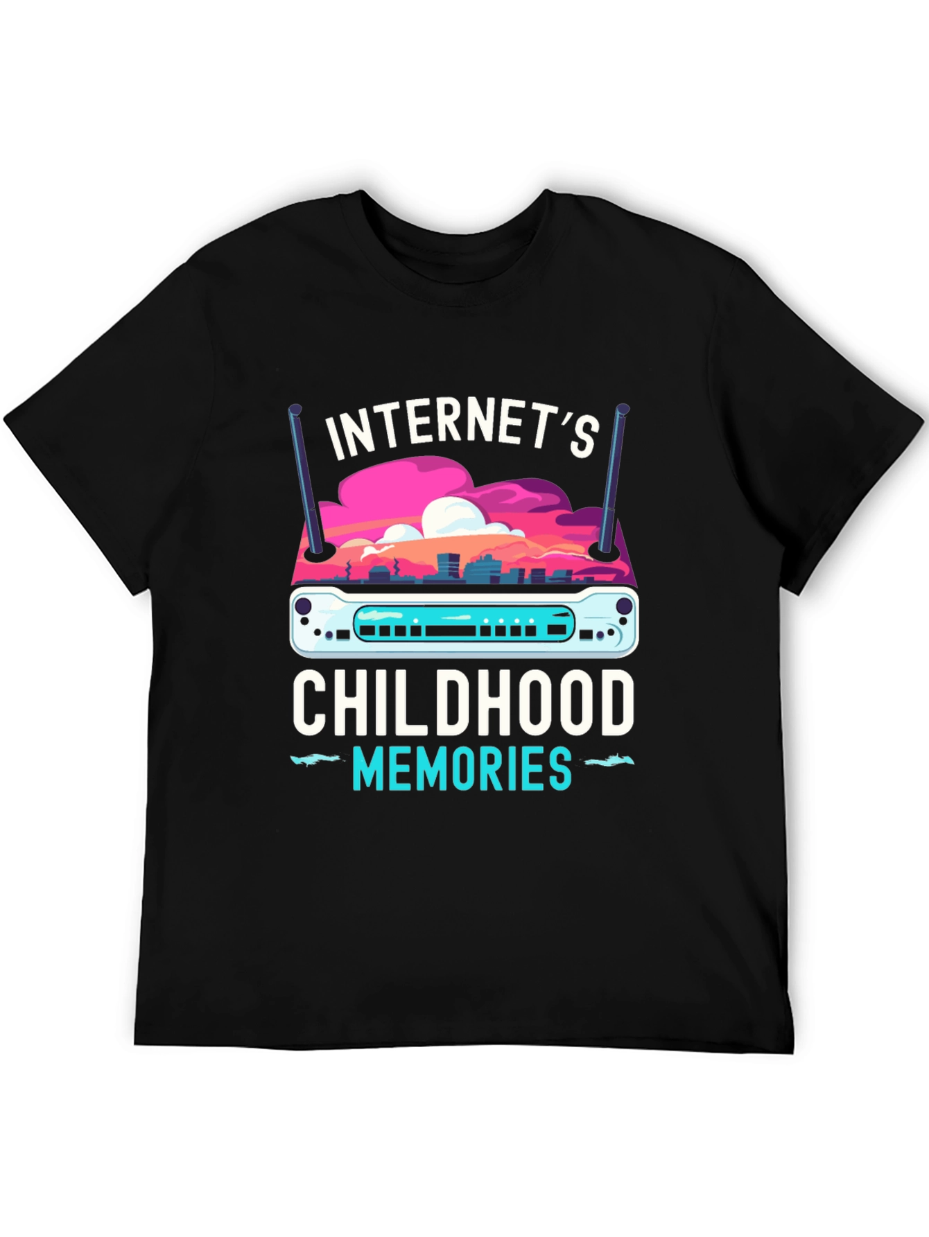 Internets Childhood Memories Router T-Shirt