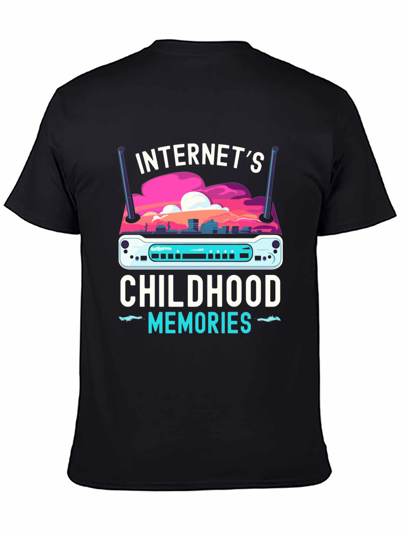 Internets Childhood Memories Router T-Shirt
