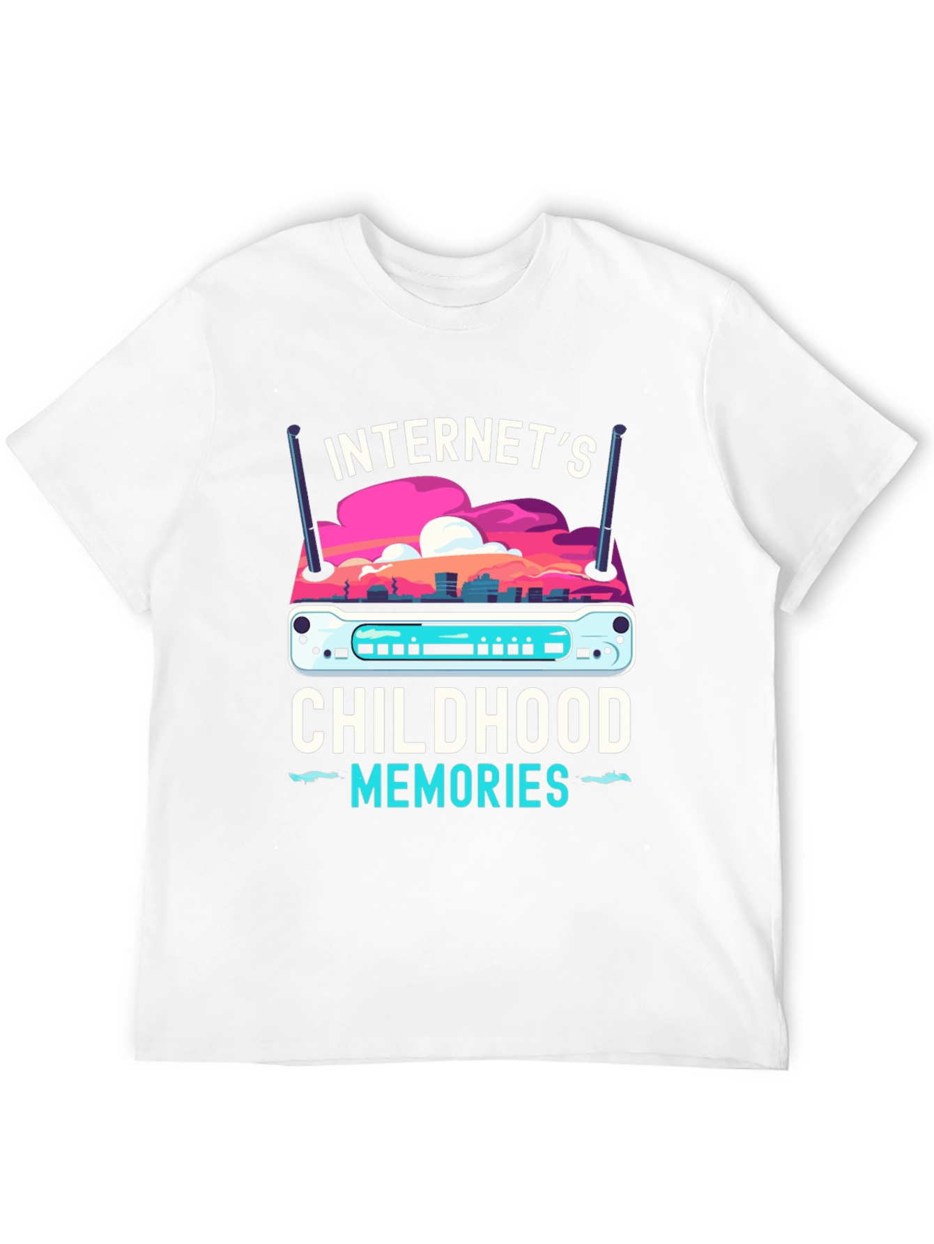 Internets Childhood Memories Router T-Shirt