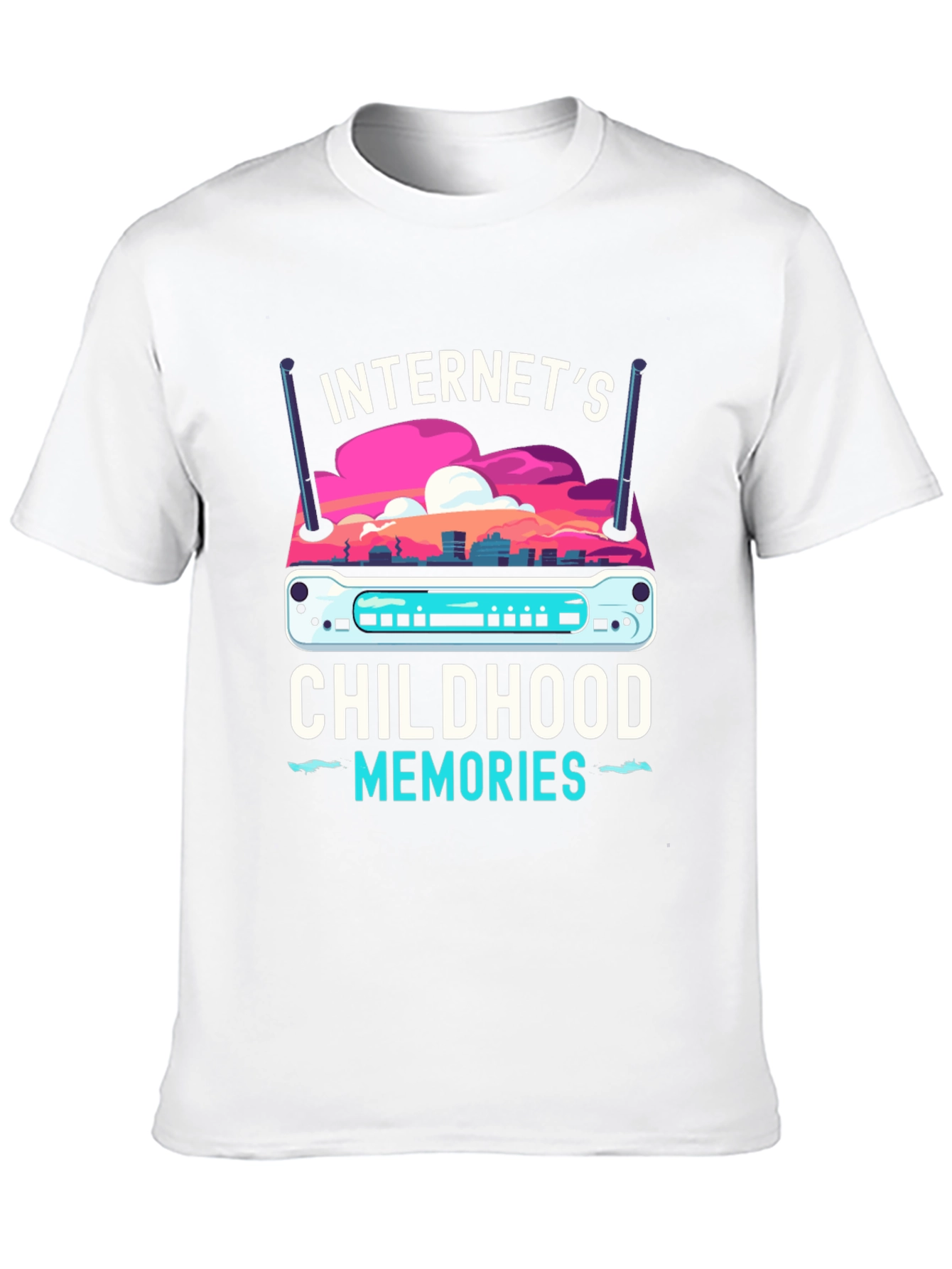 Internets Childhood Memories Router T-Shirt