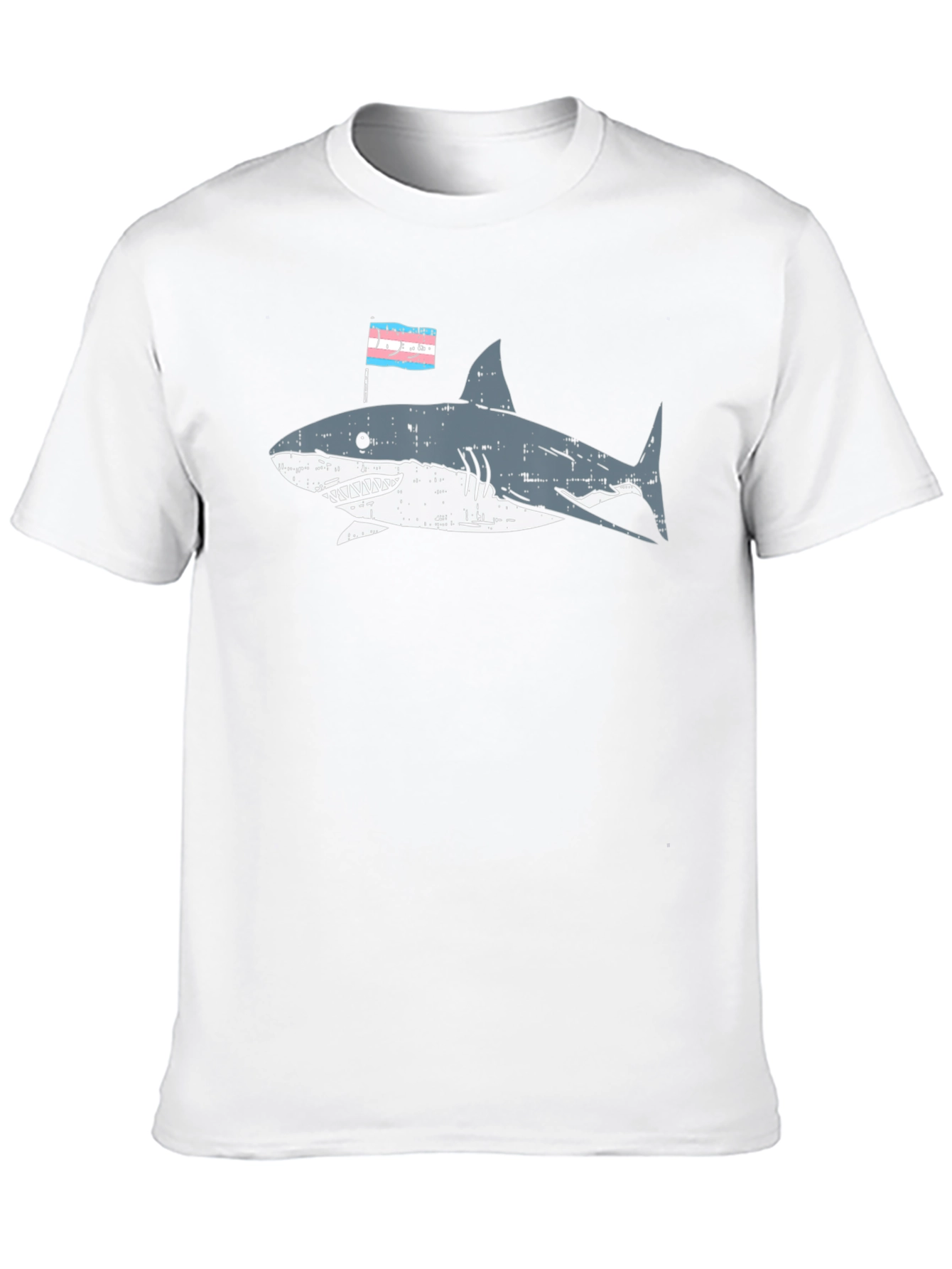 Transgender Shark T-Shirt - Prideful Ocean Lover
