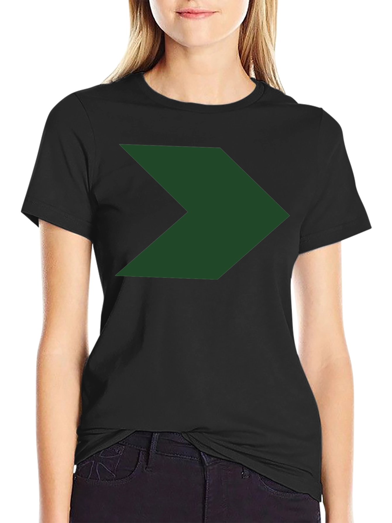 Right Arrow Graphic Tee - Casual Cotton T-Shirt