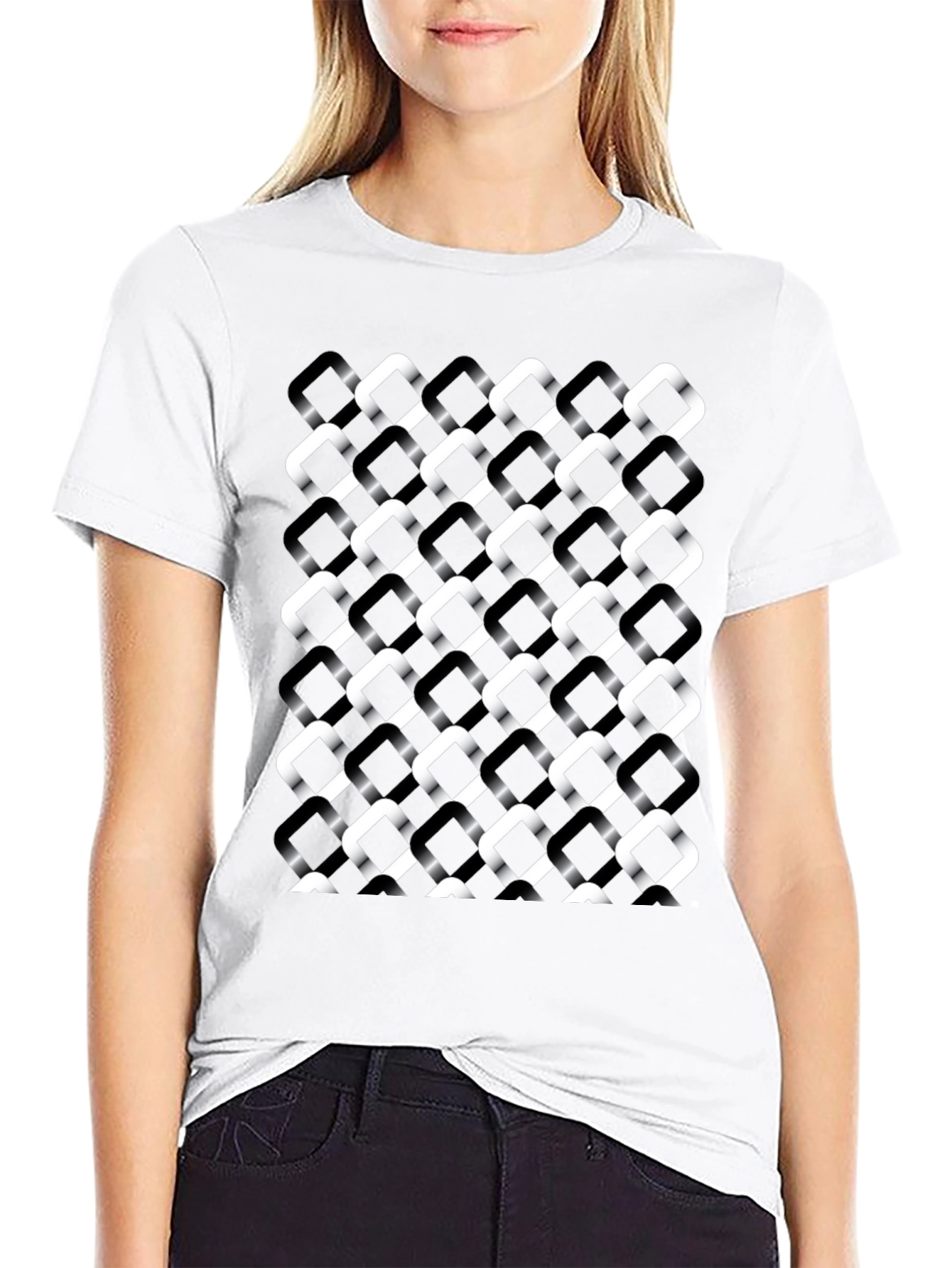 Abstract Geometric Pattern T-Shirt