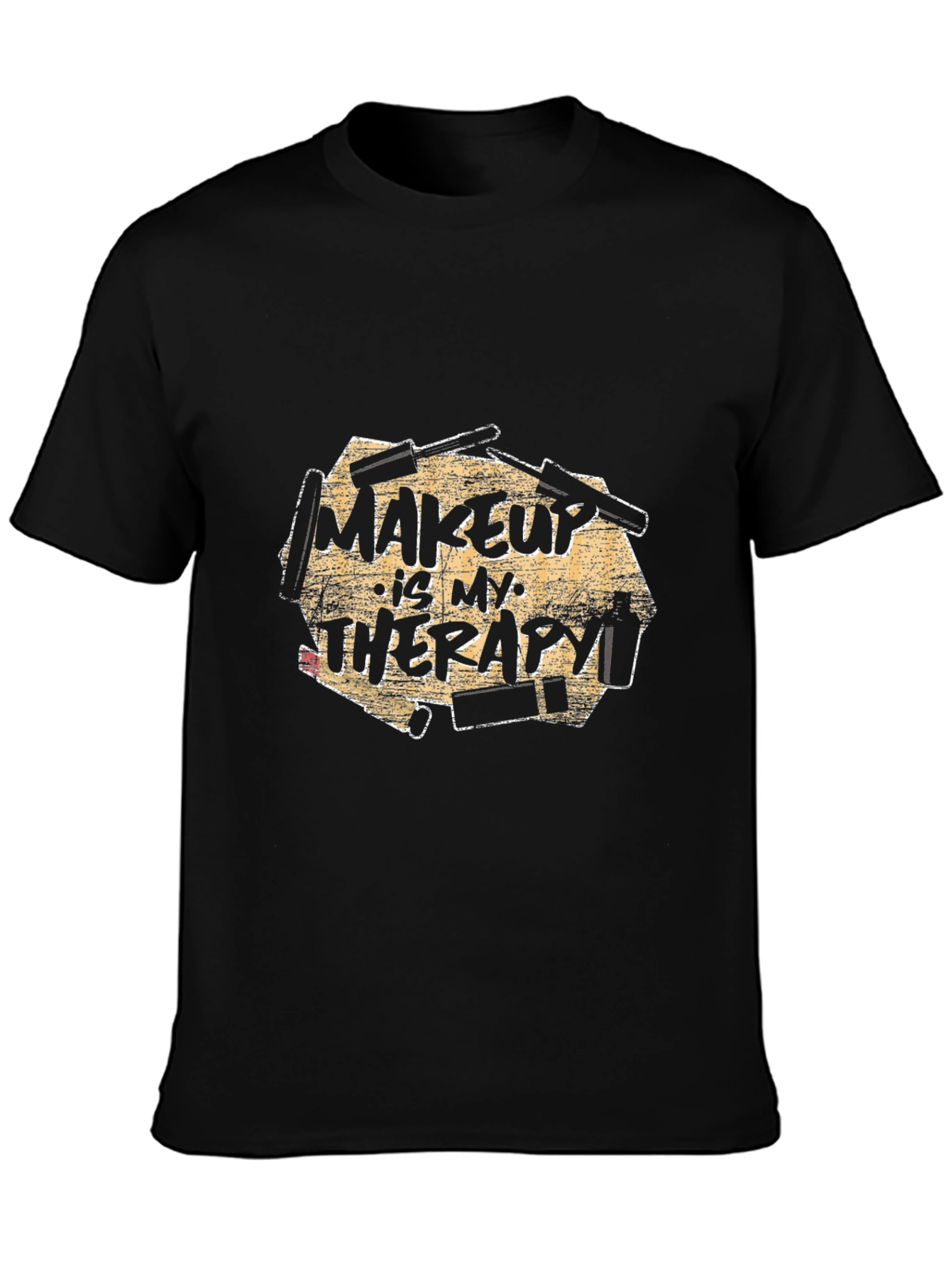 Makeup Therapy Black T-Shirt