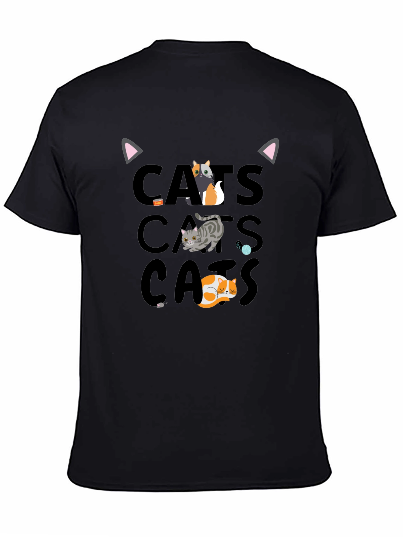 Cats Graphic T-Shirt - Fun Cat Lover Tee